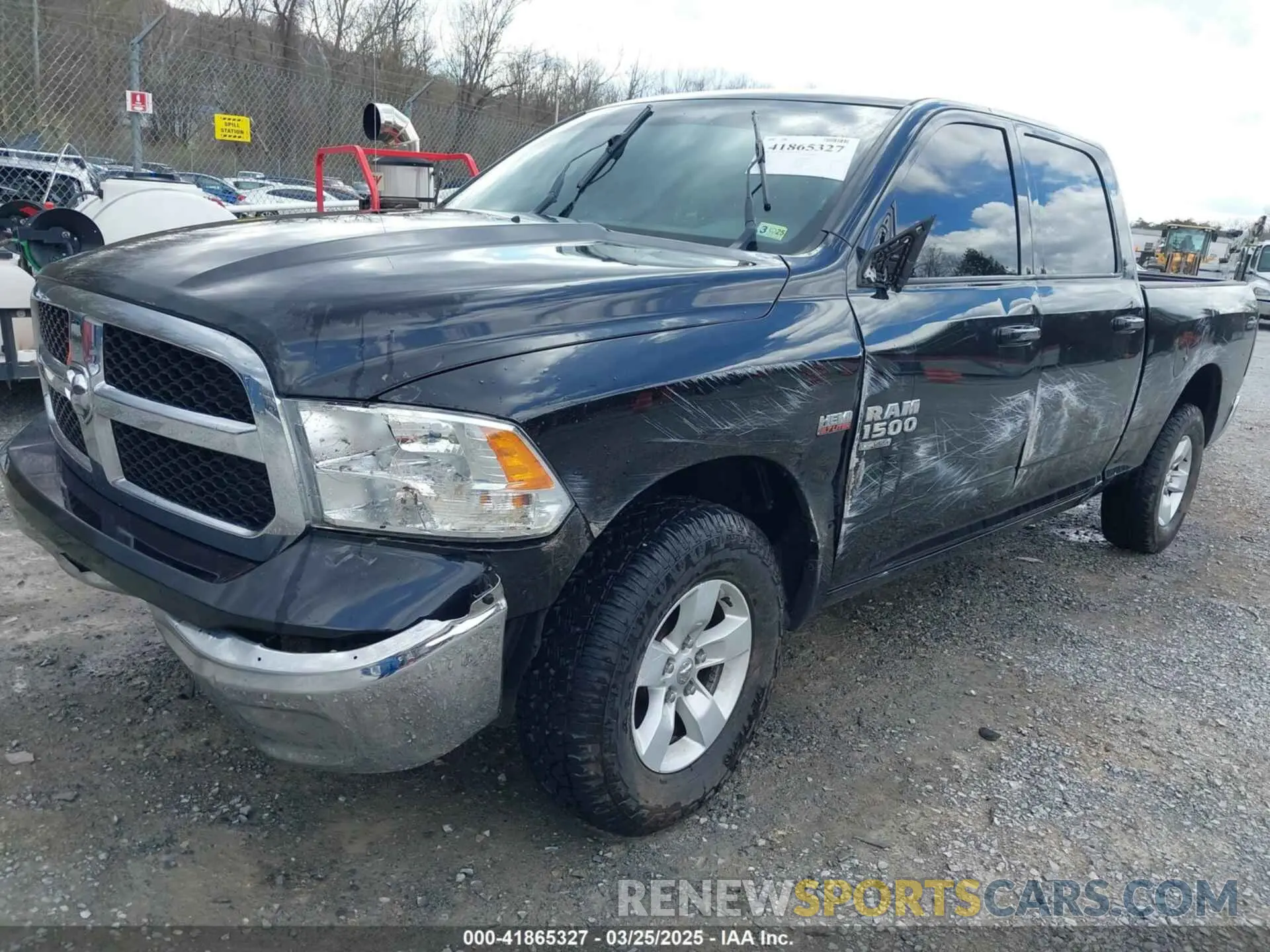 2 Photograph of a damaged car 1C6RR7TT5KS714118 RAM 1500 CLASSIC 2019