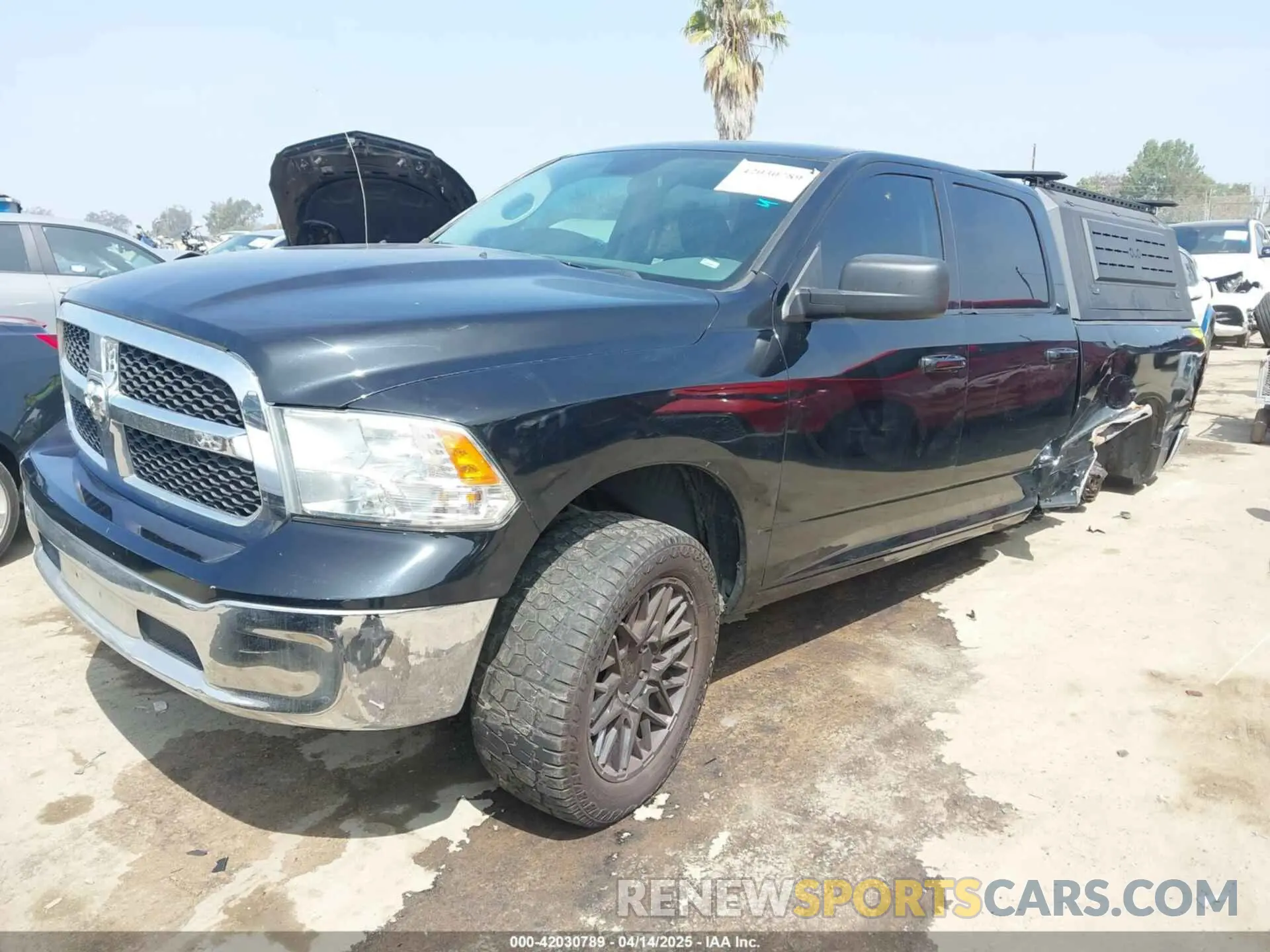 2 Photograph of a damaged car 1C6RR7TT7KS646226 RAM 1500 CLASSIC 2019