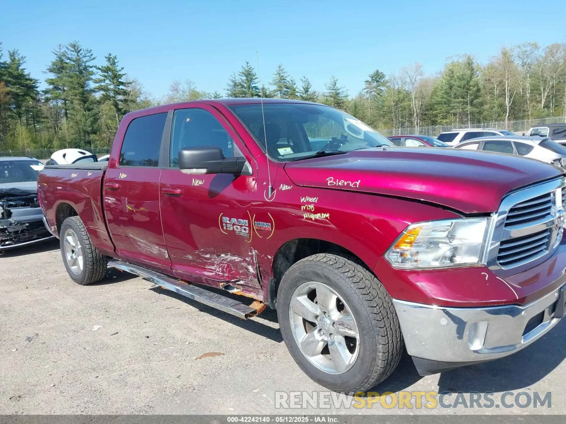 6 Photograph of a damaged car 1C6RR7TT8KS606267 RAM 1500 CLASSIC 2019