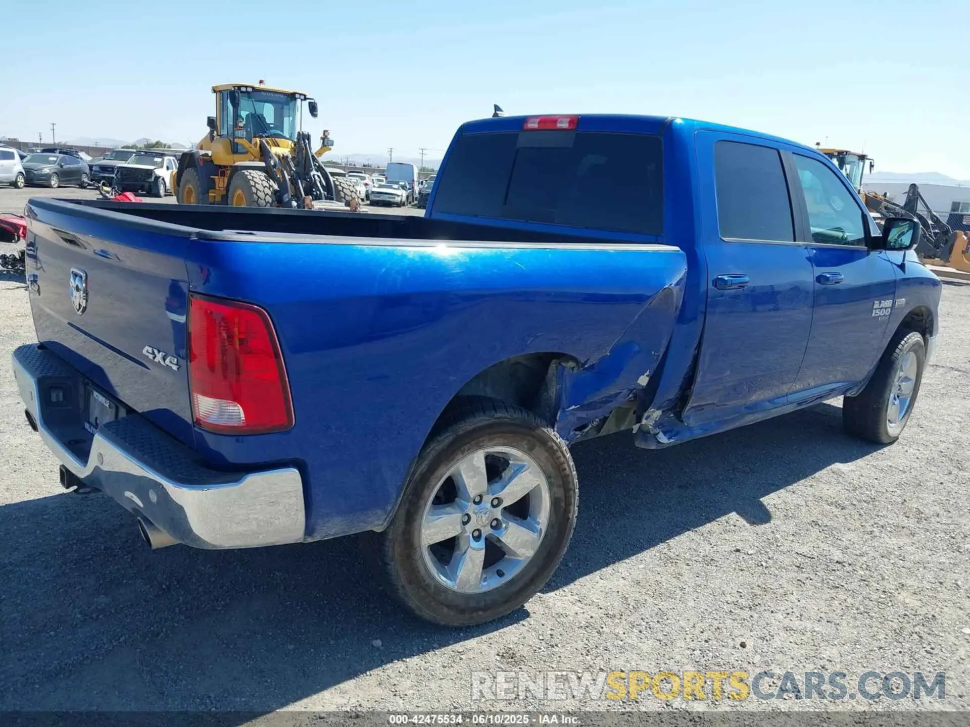 4 Photograph of a damaged car 1C6RR7TTXKS609297 RAM 1500 CLASSIC 2019