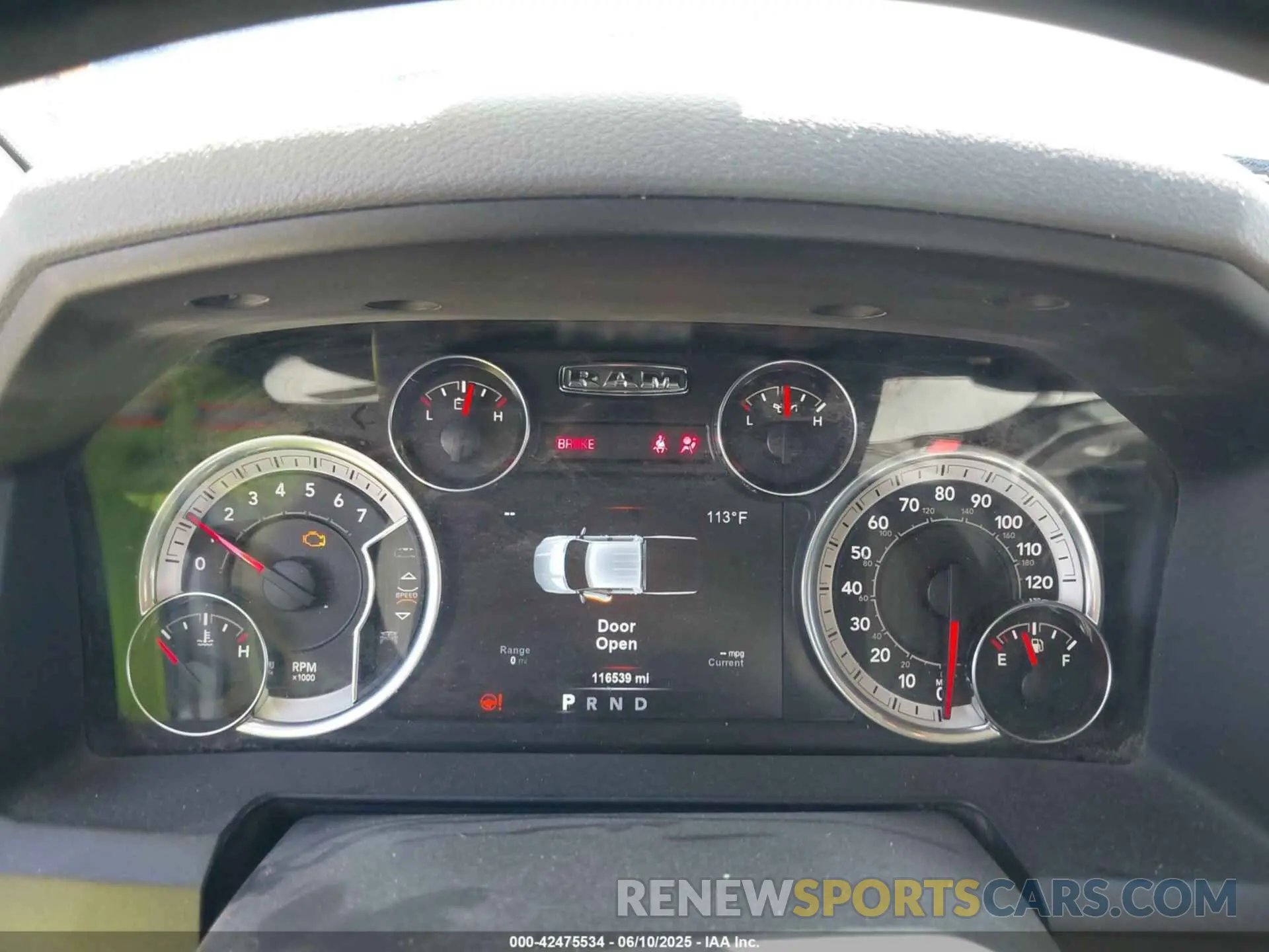 7 Photograph of a damaged car 1C6RR7TTXKS609297 RAM 1500 CLASSIC 2019