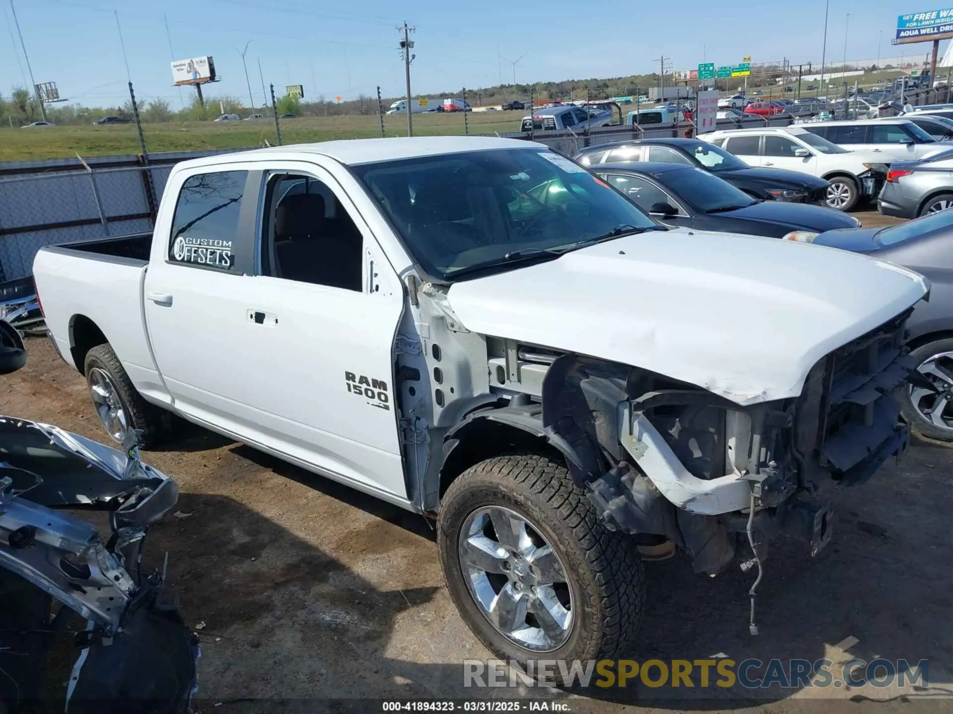 14 Photograph of a damaged car 1C6RR7TTXKS682833 RAM 1500 CLASSIC 2019