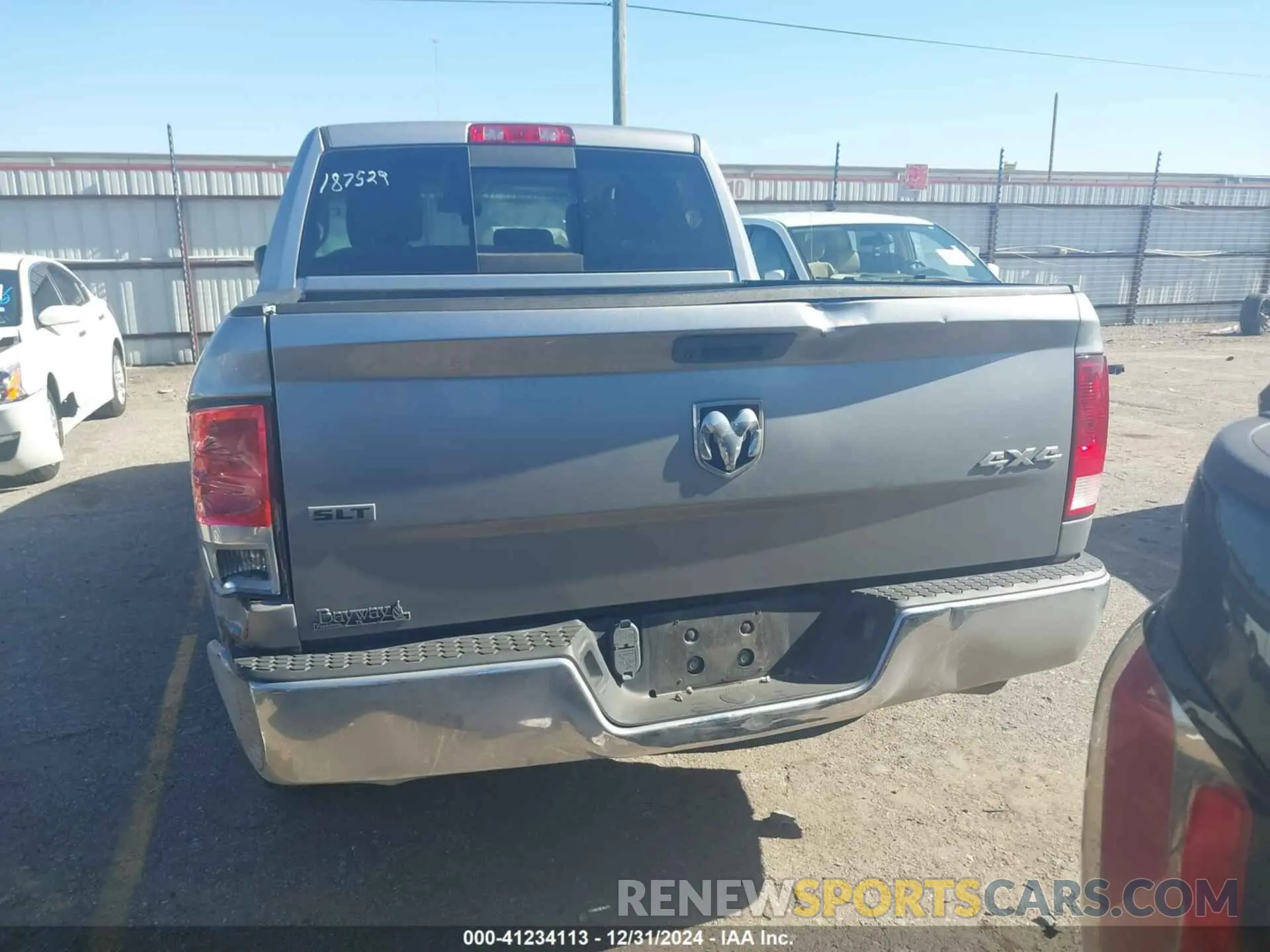 16 Photograph of a damaged car 3C6RR7LT0KG695985 RAM 1500 CLASSIC 2019