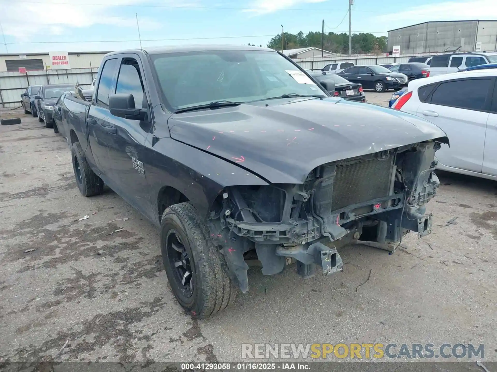 1 Photograph of a damaged car 1C6RR6FG0LS114553 RAM 1500 CLASSIC 2020