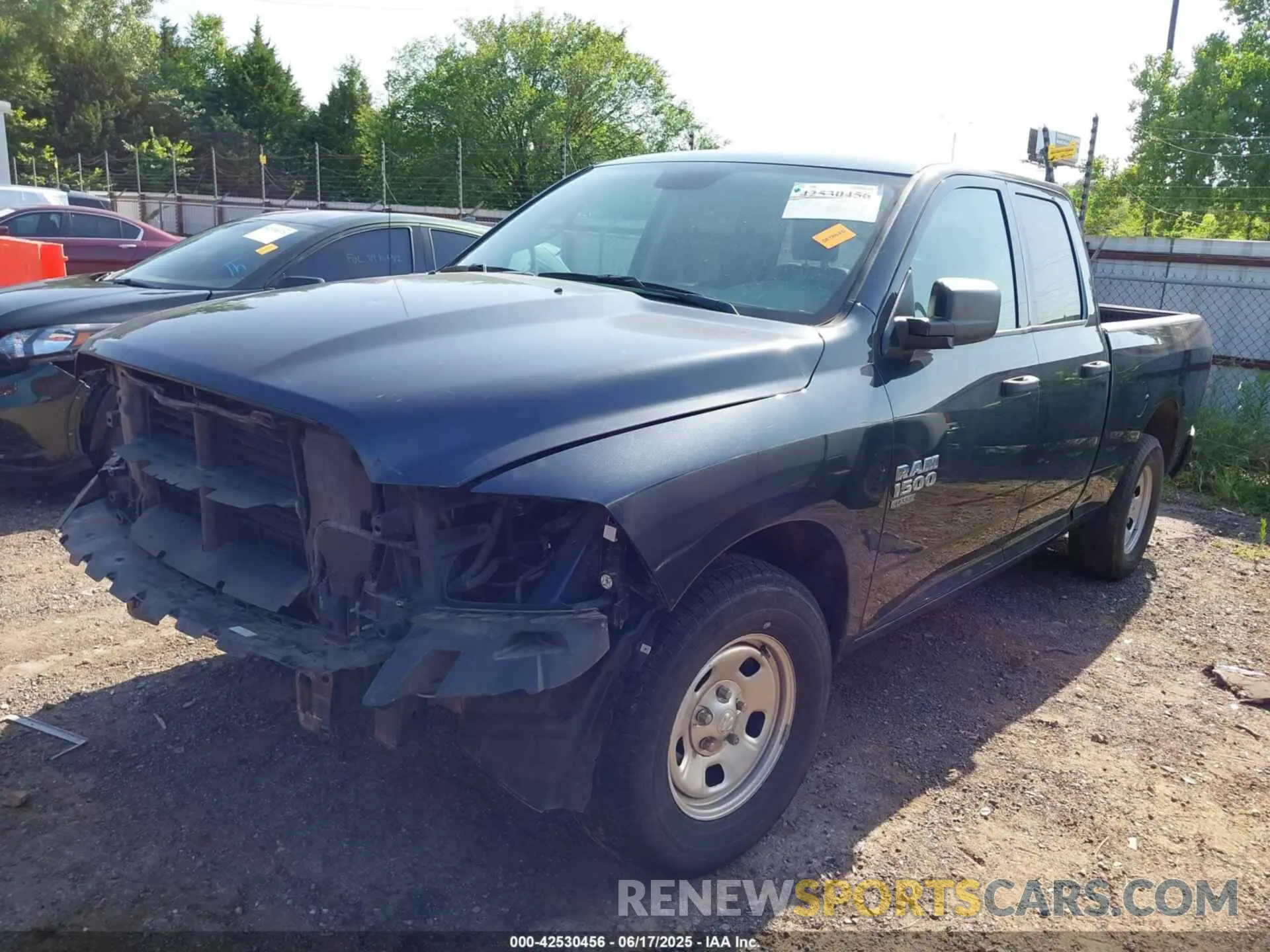 2 Photograph of a damaged car 1C6RR6FG1LS119535 RAM 1500 CLASSIC 2020