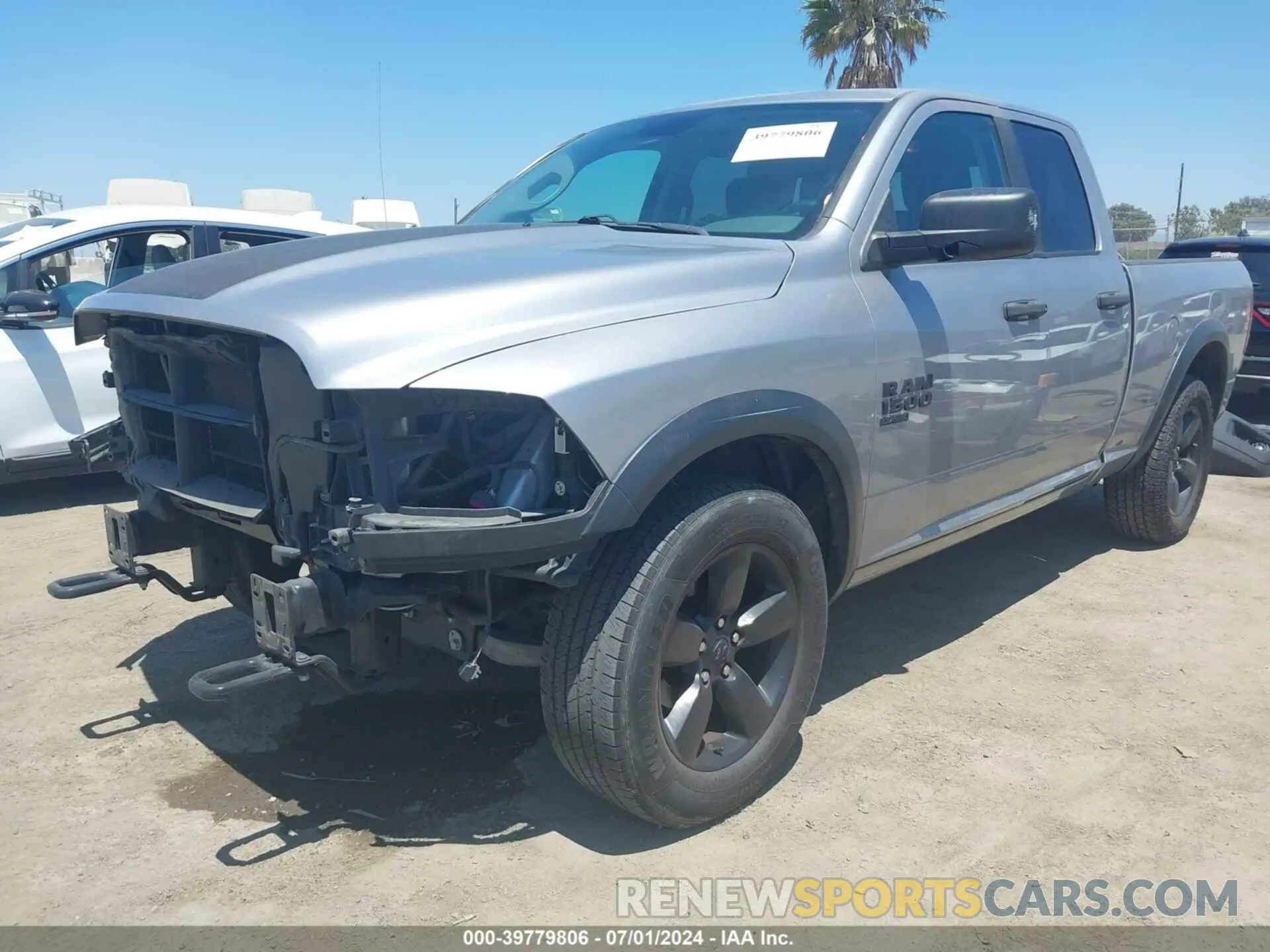 2 Photograph of a damaged car 1C6RR6GG9LS105493 RAM 1500 CLASSIC 2020