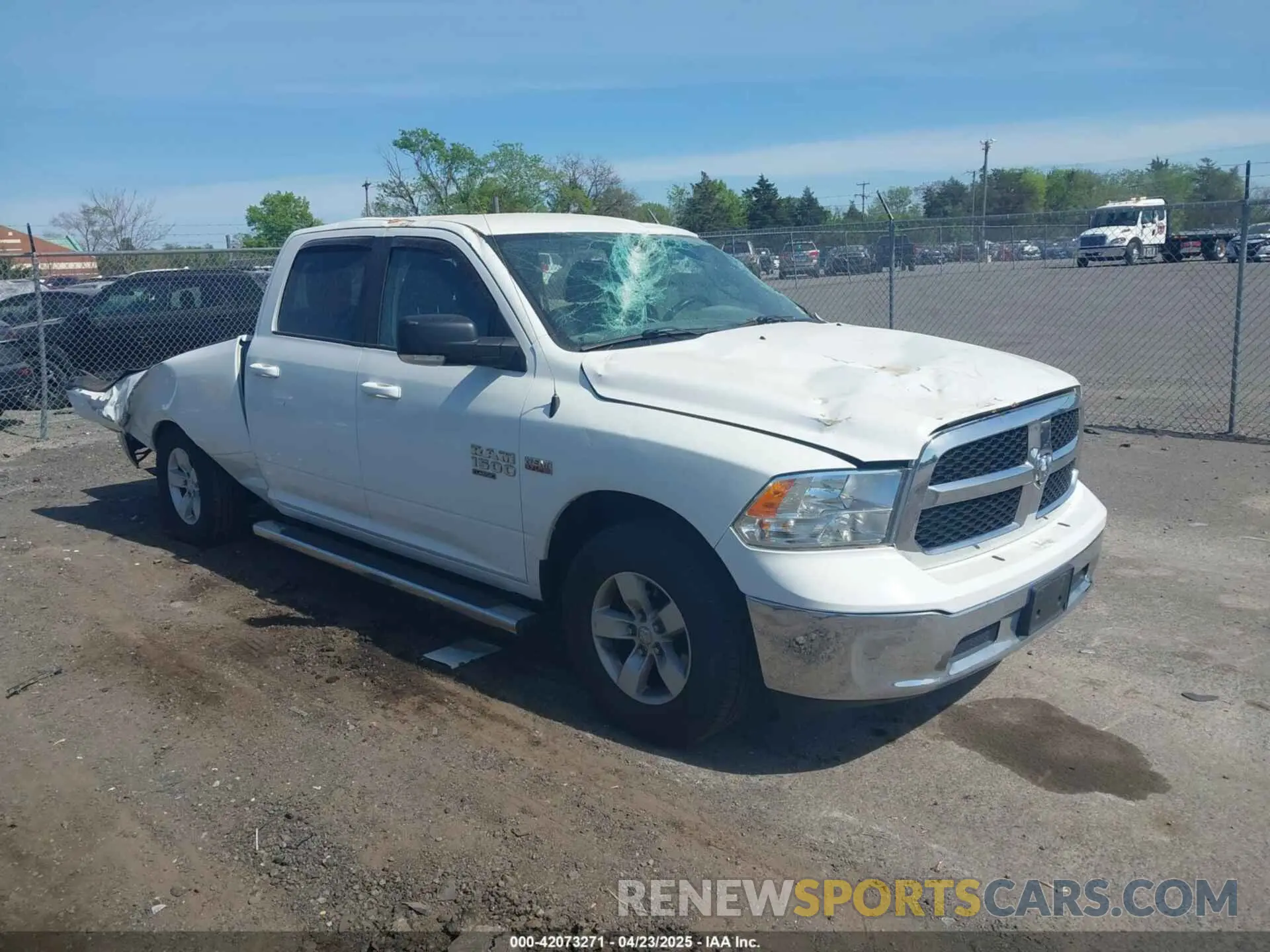 1 Photograph of a damaged car 1C6RR6TT3LS134605 RAM 1500 CLASSIC 2020