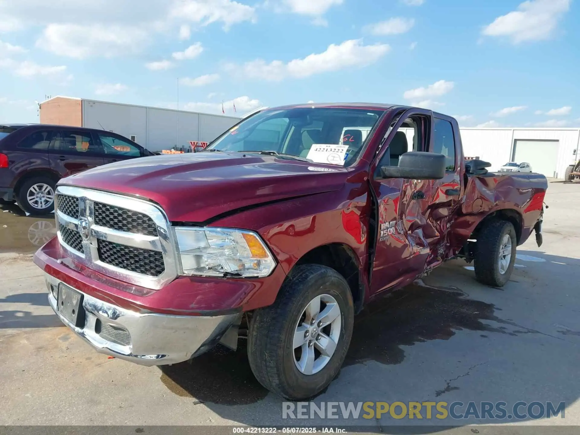 2 Photograph of a damaged car 1C6RR7FG1LS154338 RAM 1500 CLASSIC 2020