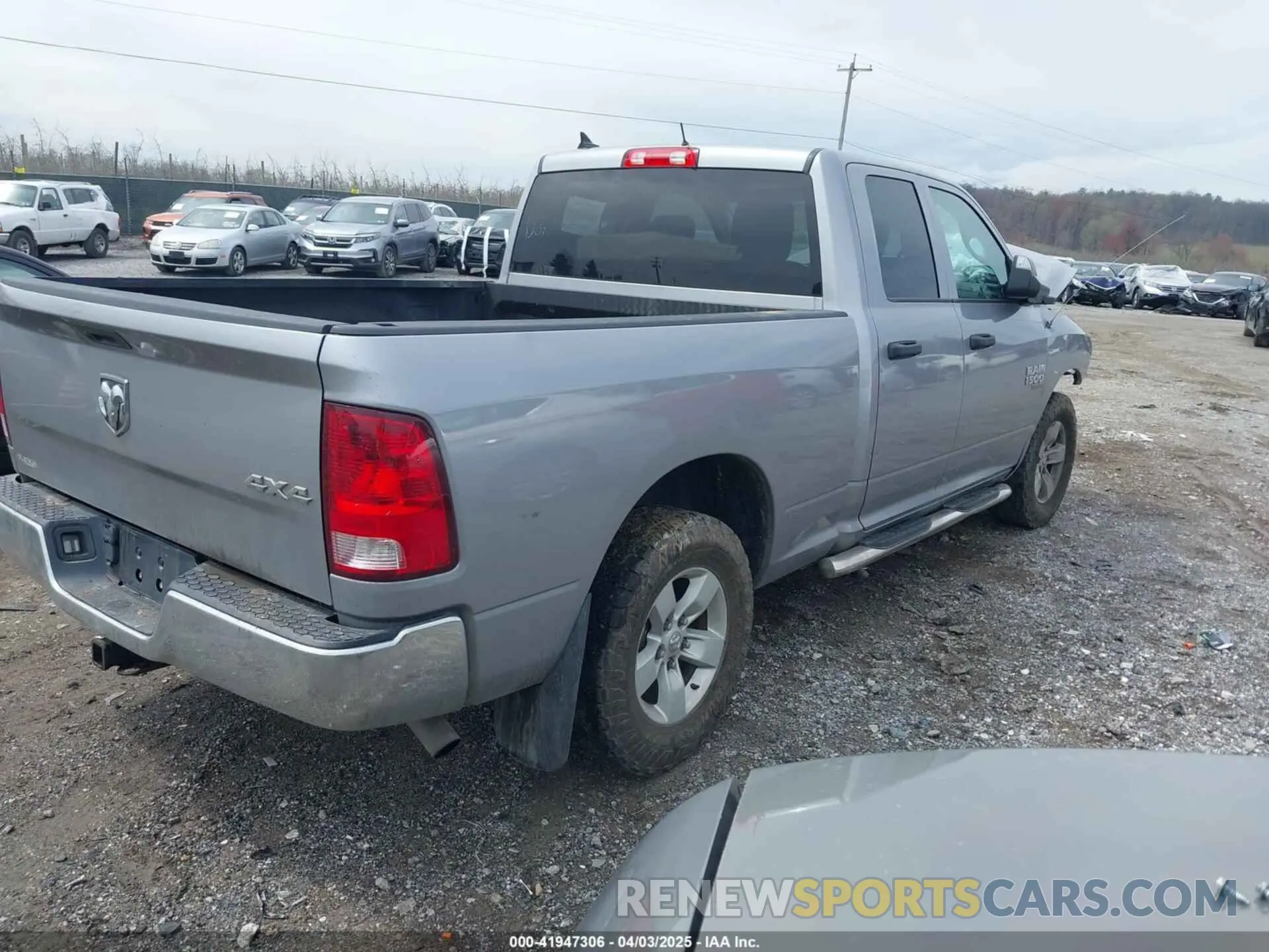 4 Photograph of a damaged car 1C6RR7FG2LS145163 RAM 1500 CLASSIC 2020