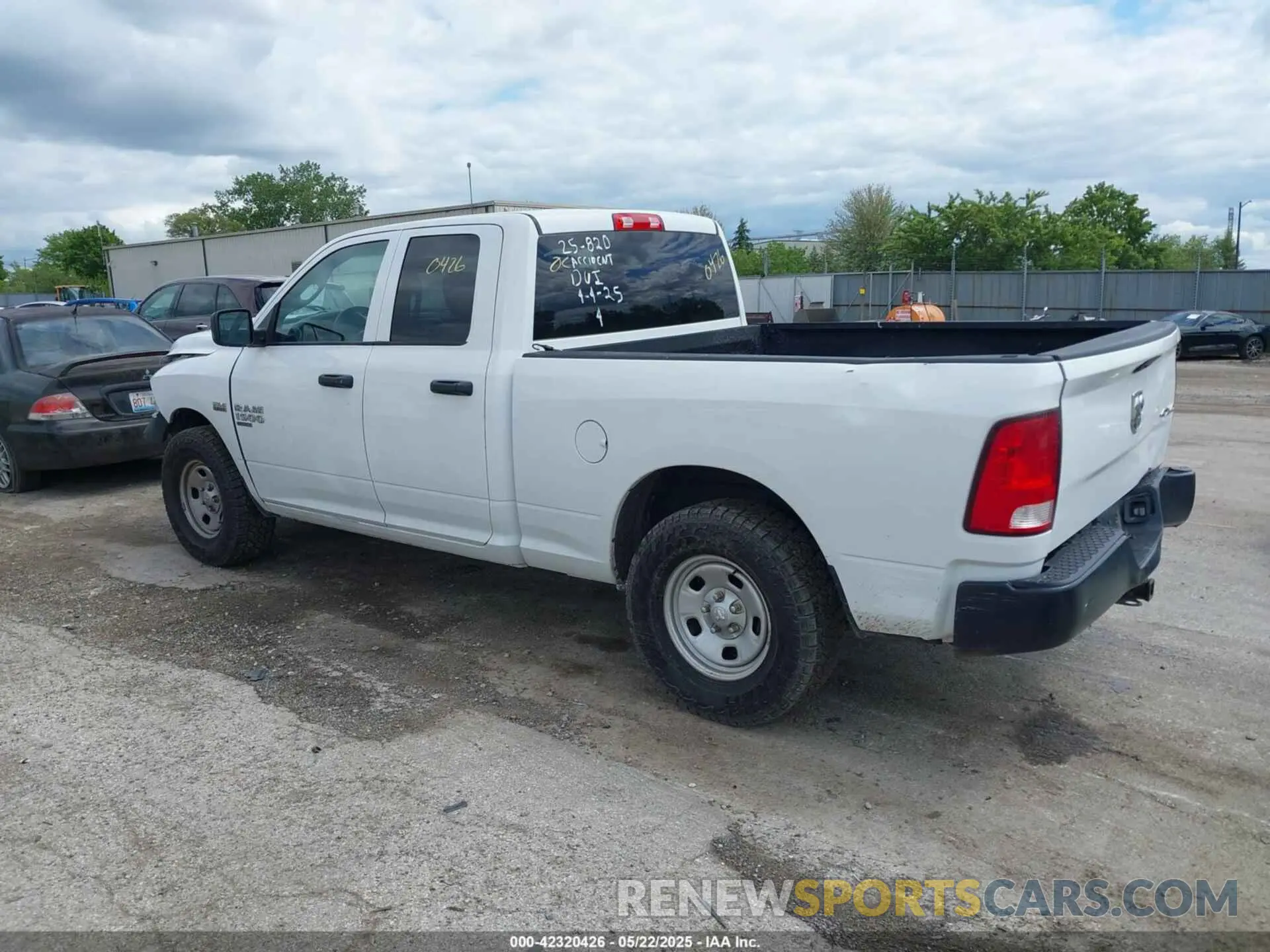 3 Photograph of a damaged car 1C6RR7FT3LS131480 RAM 1500 CLASSIC 2020