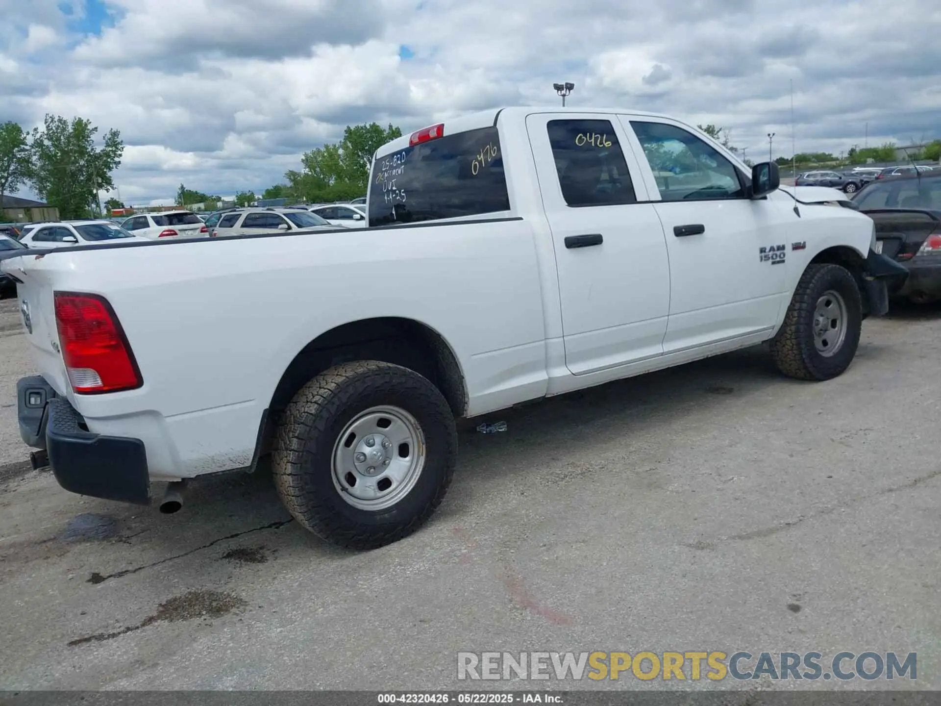 4 Photograph of a damaged car 1C6RR7FT3LS131480 RAM 1500 CLASSIC 2020