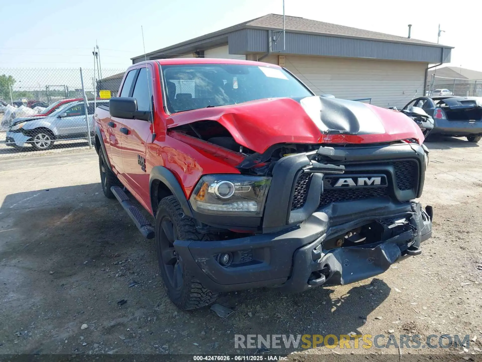 6 Photograph of a damaged car 1C6RR7GG1LS126795 RAM 1500 CLASSIC 2020