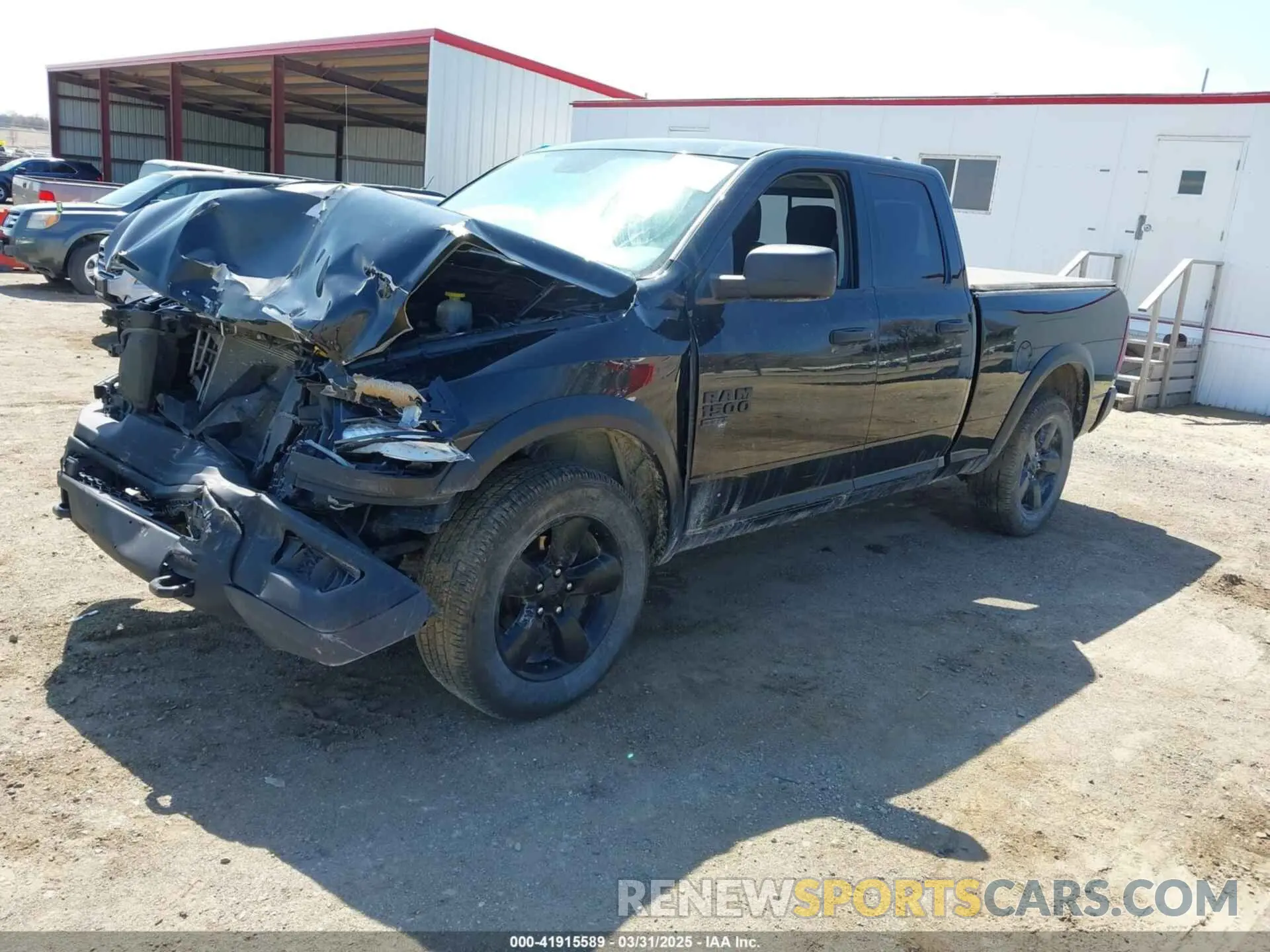 2 Photograph of a damaged car 1C6RR7GG1LS126800 RAM 1500 CLASSIC 2020