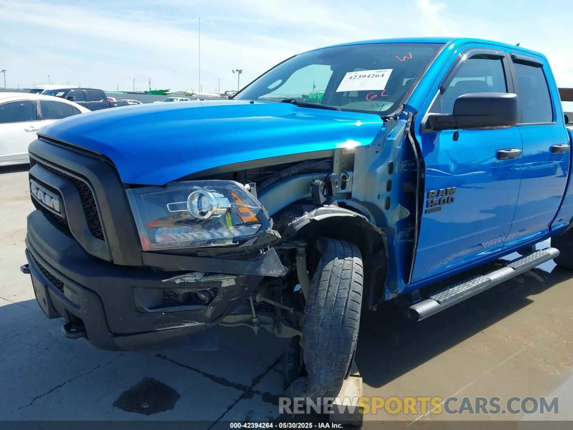 6 Photograph of a damaged car 1C6RR7GG1LS160428 RAM 1500 CLASSIC 2020