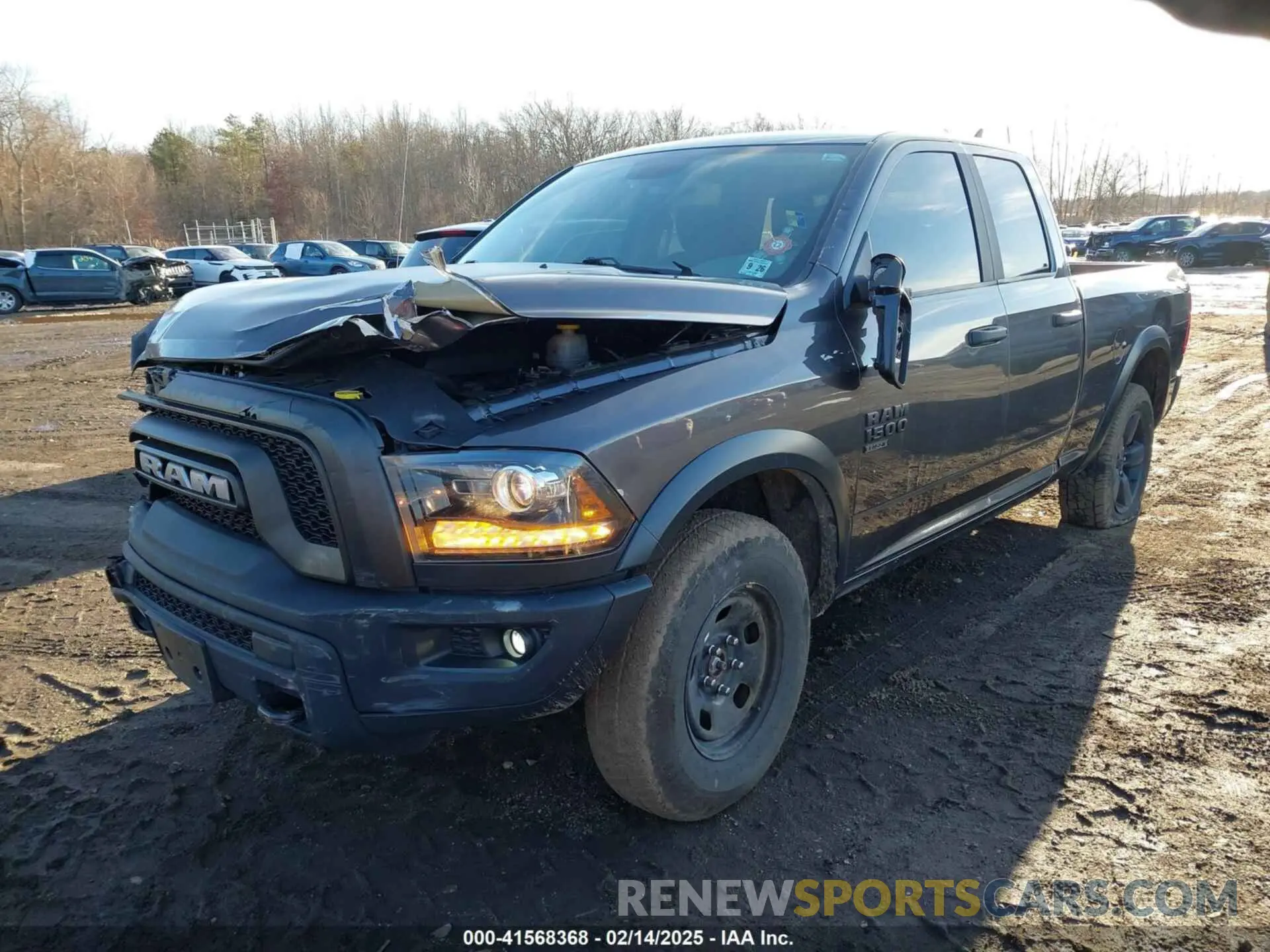 2 Photograph of a damaged car 1C6RR7GG2LS115580 RAM 1500 CLASSIC 2020