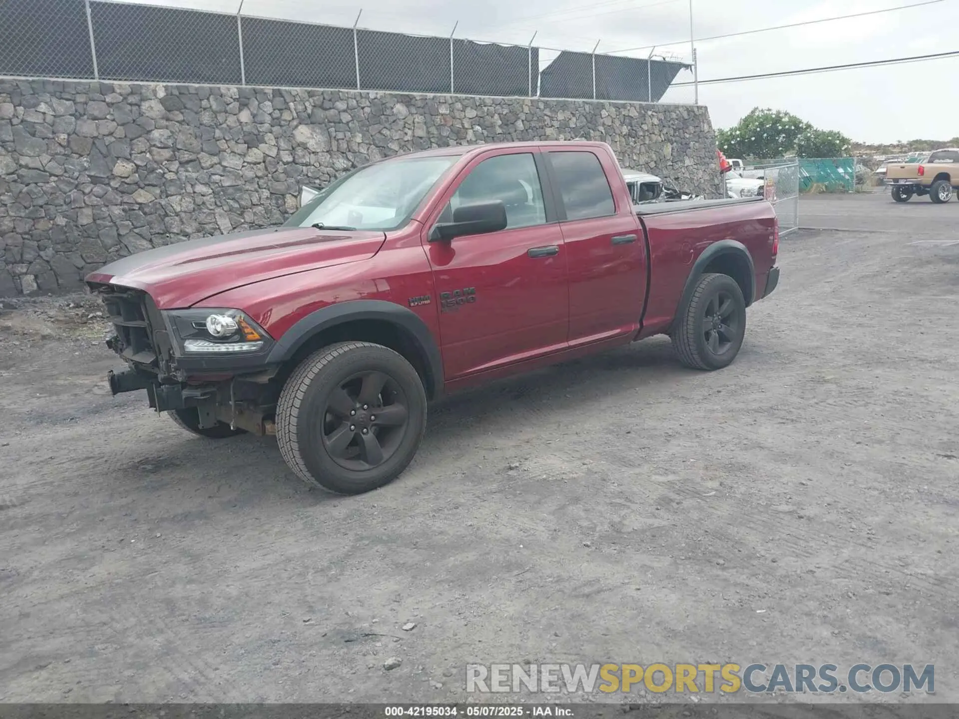 2 Photograph of a damaged car 1C6RR7GT1LS153041 RAM 1500 CLASSIC 2020