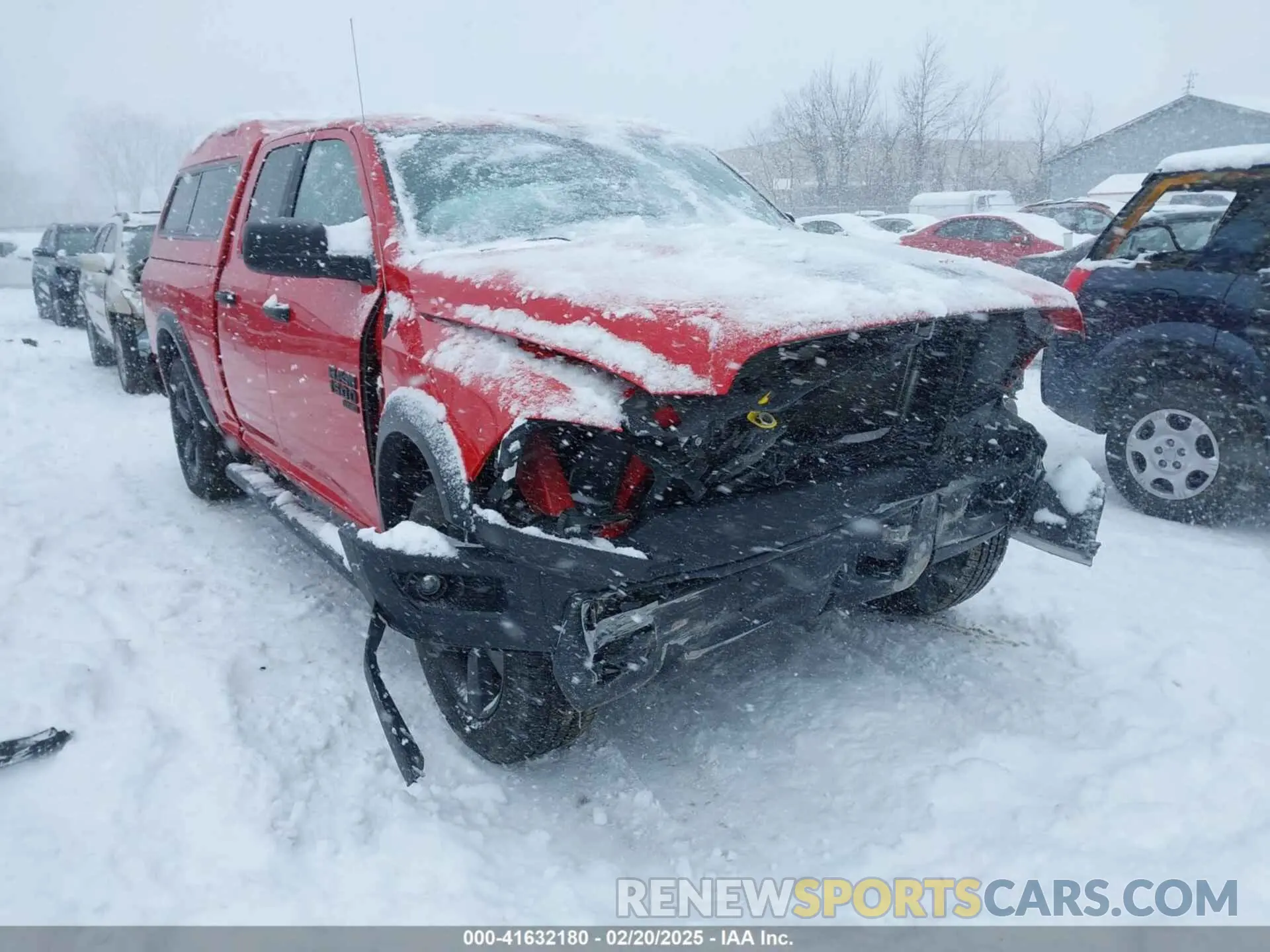 1 Photograph of a damaged car 1C6RR7GT4LS125265 RAM 1500 CLASSIC 2020