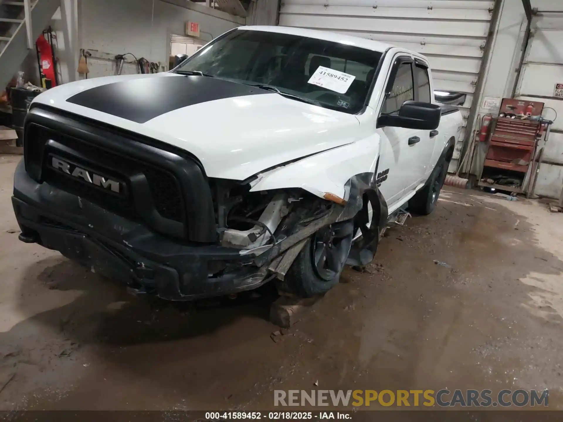 2 Photograph of a damaged car 1C6RR7GTXLS104954 RAM 1500 CLASSIC 2020