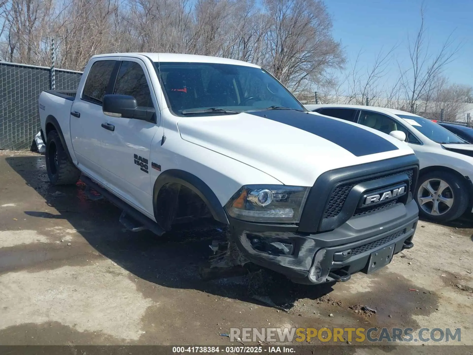 1 Photograph of a damaged car 1C6RR7LT5LS114930 RAM 1500 CLASSIC 2020