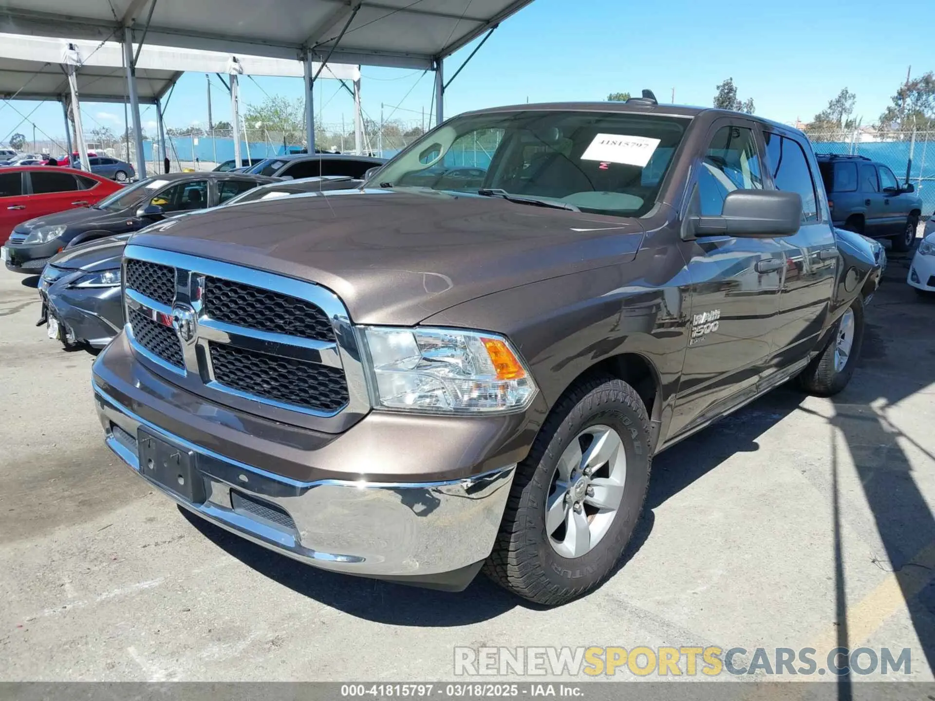 2 Photograph of a damaged car 3C6RR6KG5LG194767 RAM 1500 CLASSIC 2020