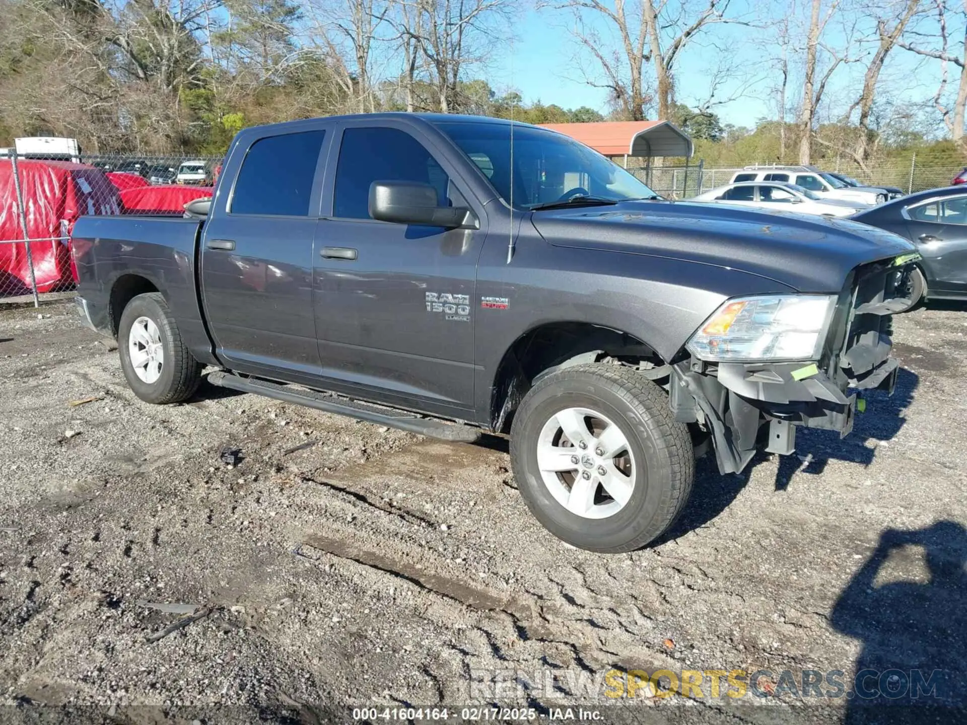 1 Photograph of a damaged car 3C6RR6KT1LG127807 RAM 1500 CLASSIC 2020