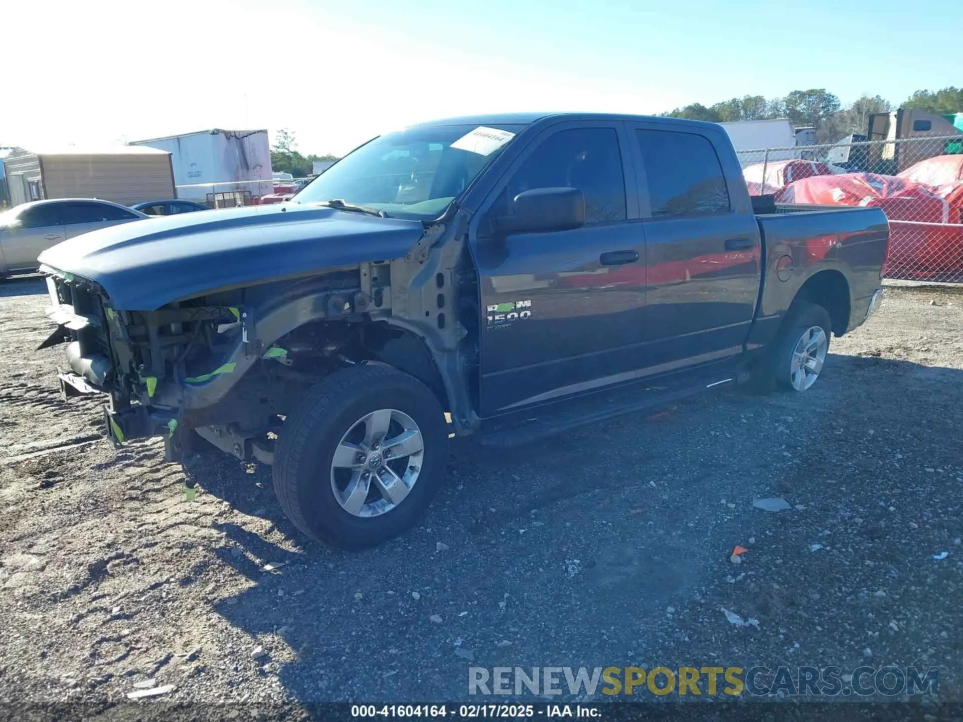 2 Photograph of a damaged car 3C6RR6KT1LG127807 RAM 1500 CLASSIC 2020