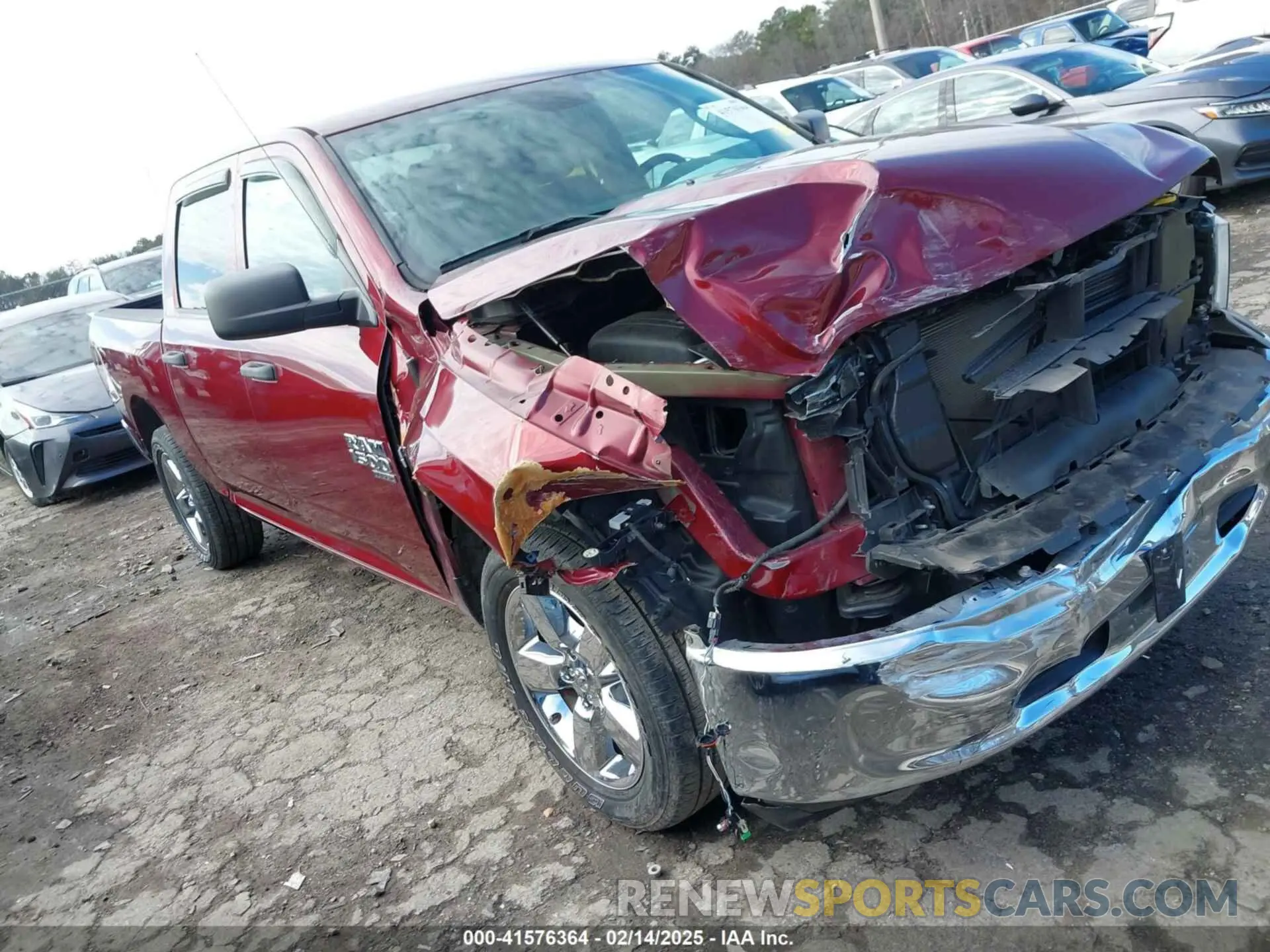 1 Photograph of a damaged car 3C6RR6KT3LG127730 RAM 1500 CLASSIC 2020