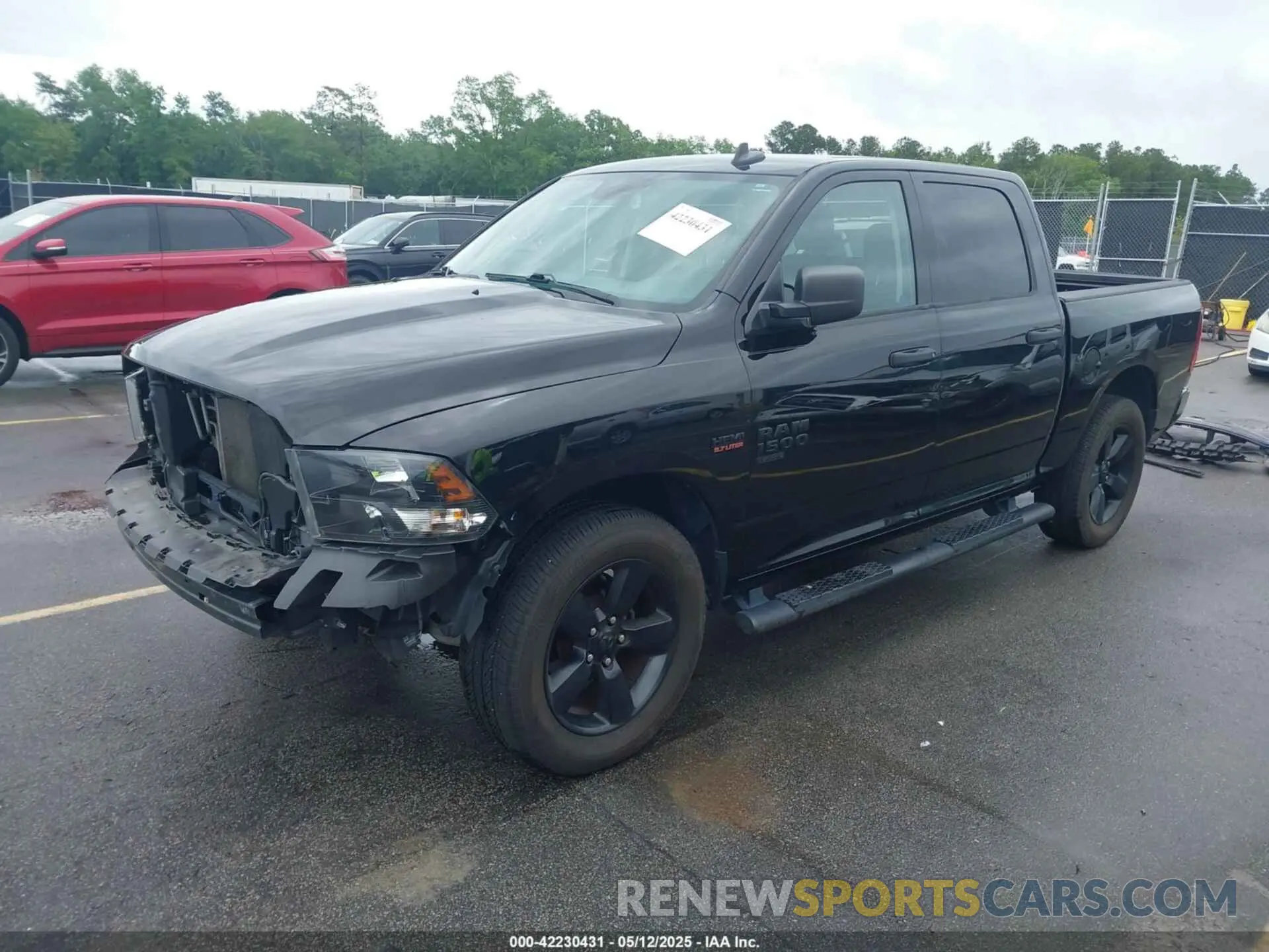 2 Photograph of a damaged car 3C6RR6KT5LG224413 RAM 1500 CLASSIC 2020
