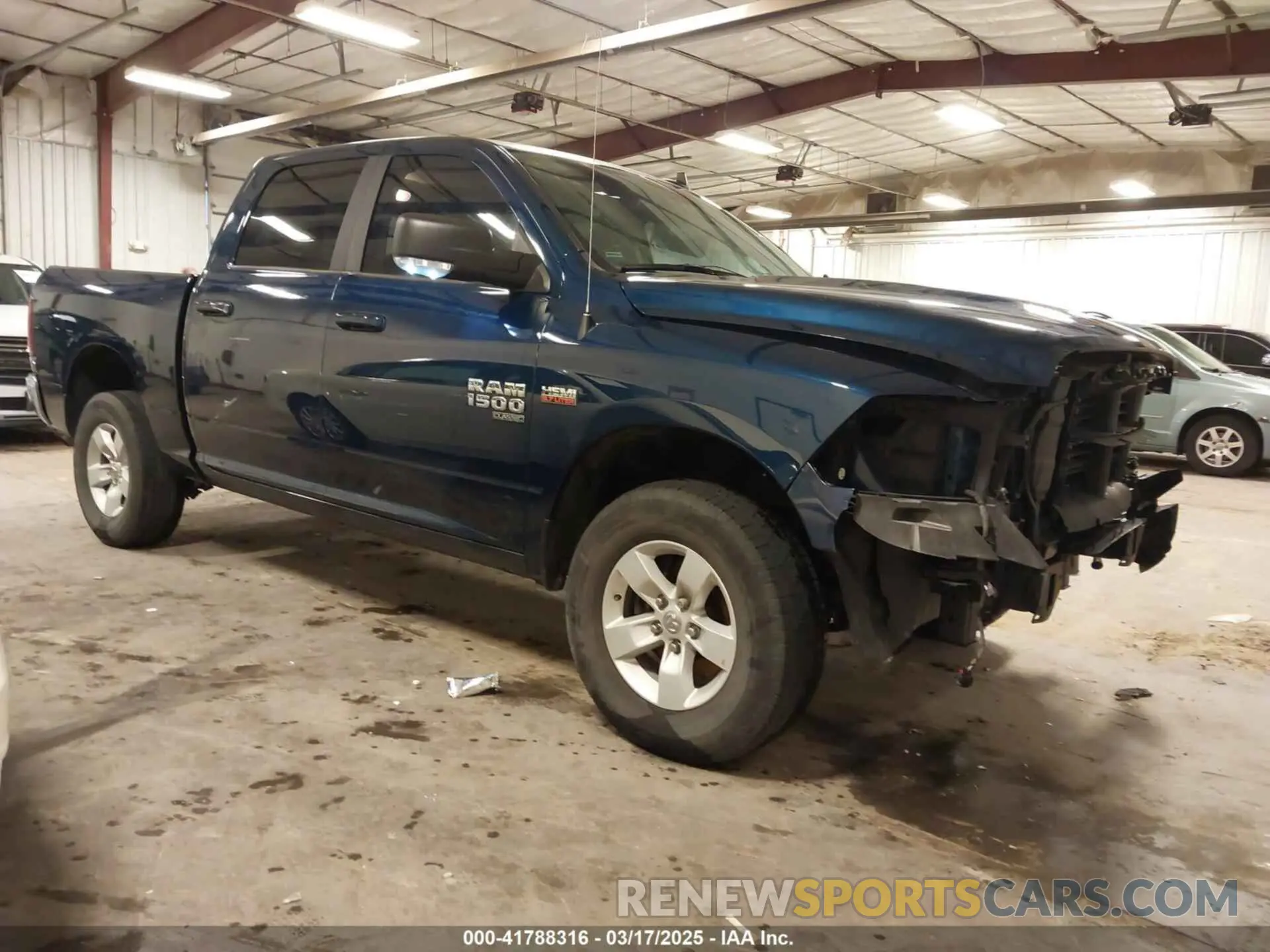 1 Photograph of a damaged car 3C6RR7LT5LG152505 RAM 1500 CLASSIC 2020