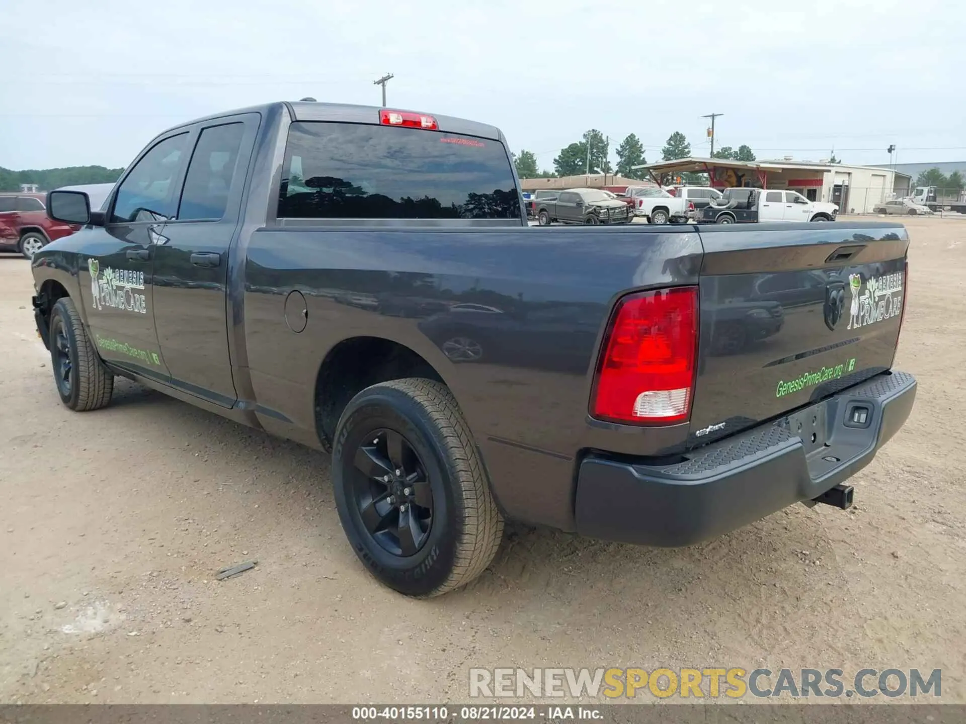 3 Photograph of a damaged car 1C6RR6FG6MS563480 RAM 1500 CLASSIC 2021