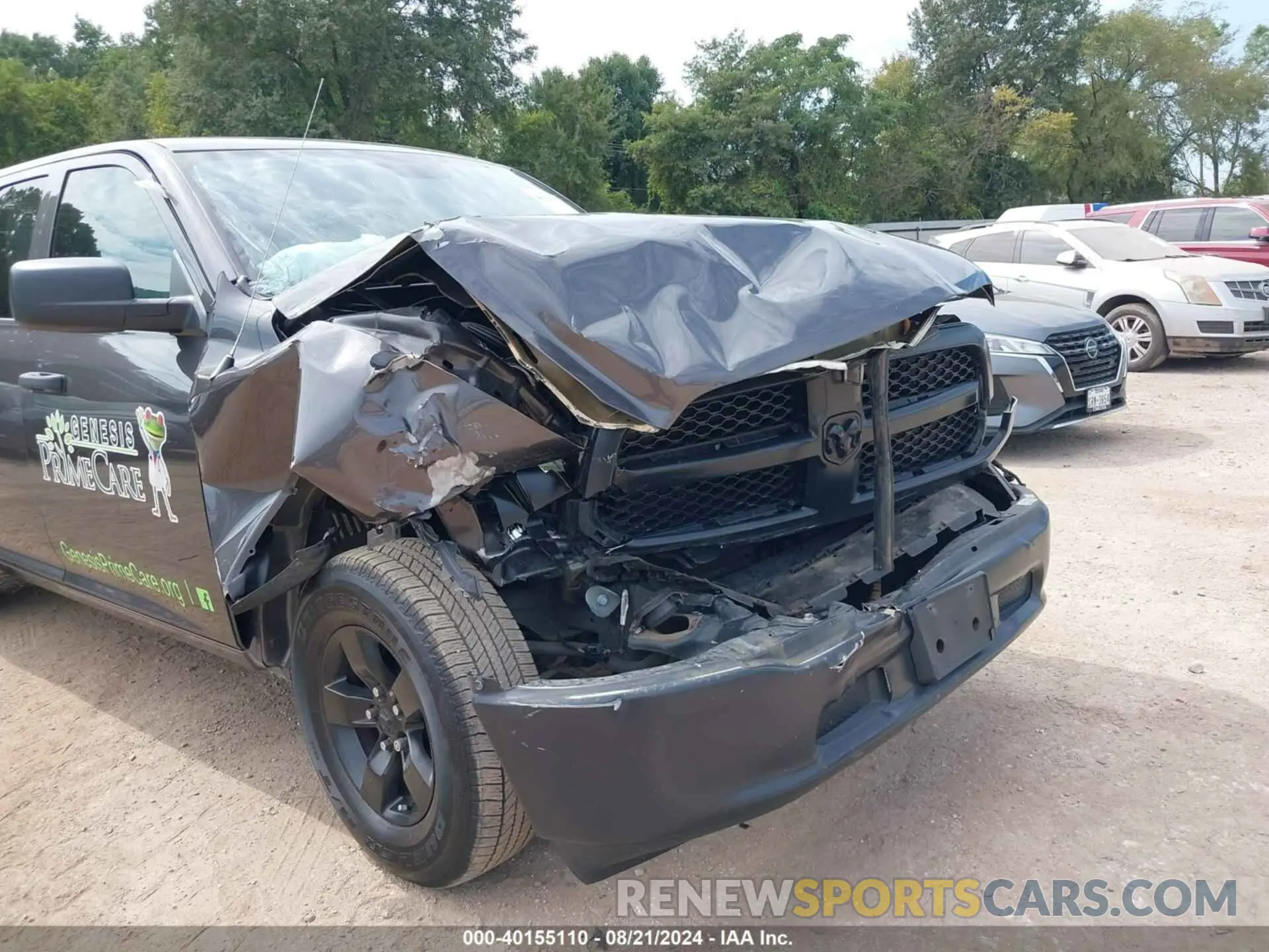 6 Photograph of a damaged car 1C6RR6FG6MS563480 RAM 1500 CLASSIC 2021