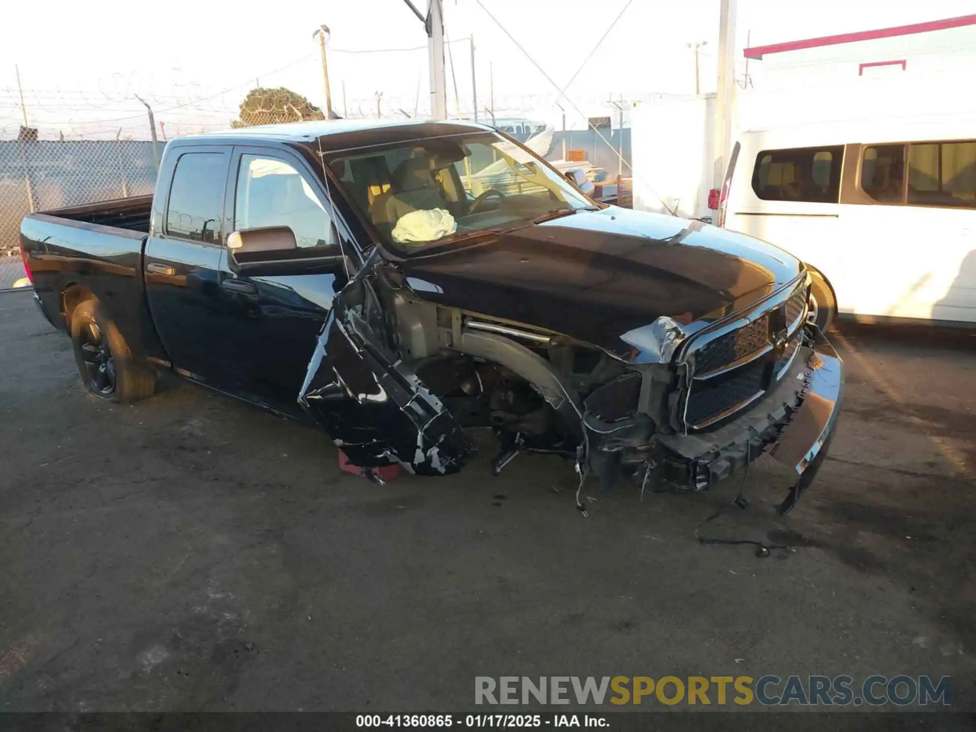 1 Photograph of a damaged car 1C6RR6FT3MS533897 RAM 1500 CLASSIC 2021