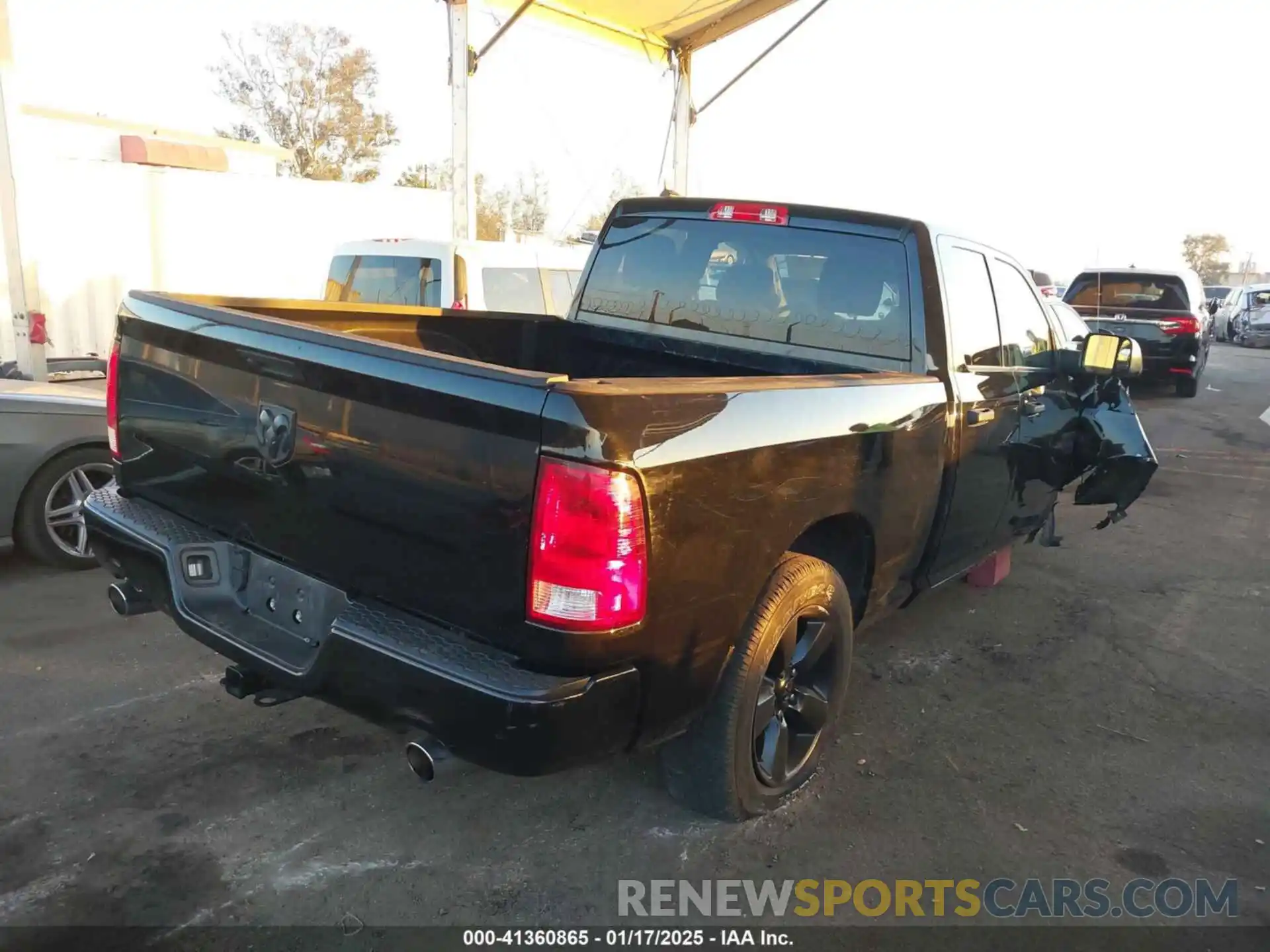 4 Photograph of a damaged car 1C6RR6FT3MS533897 RAM 1500 CLASSIC 2021