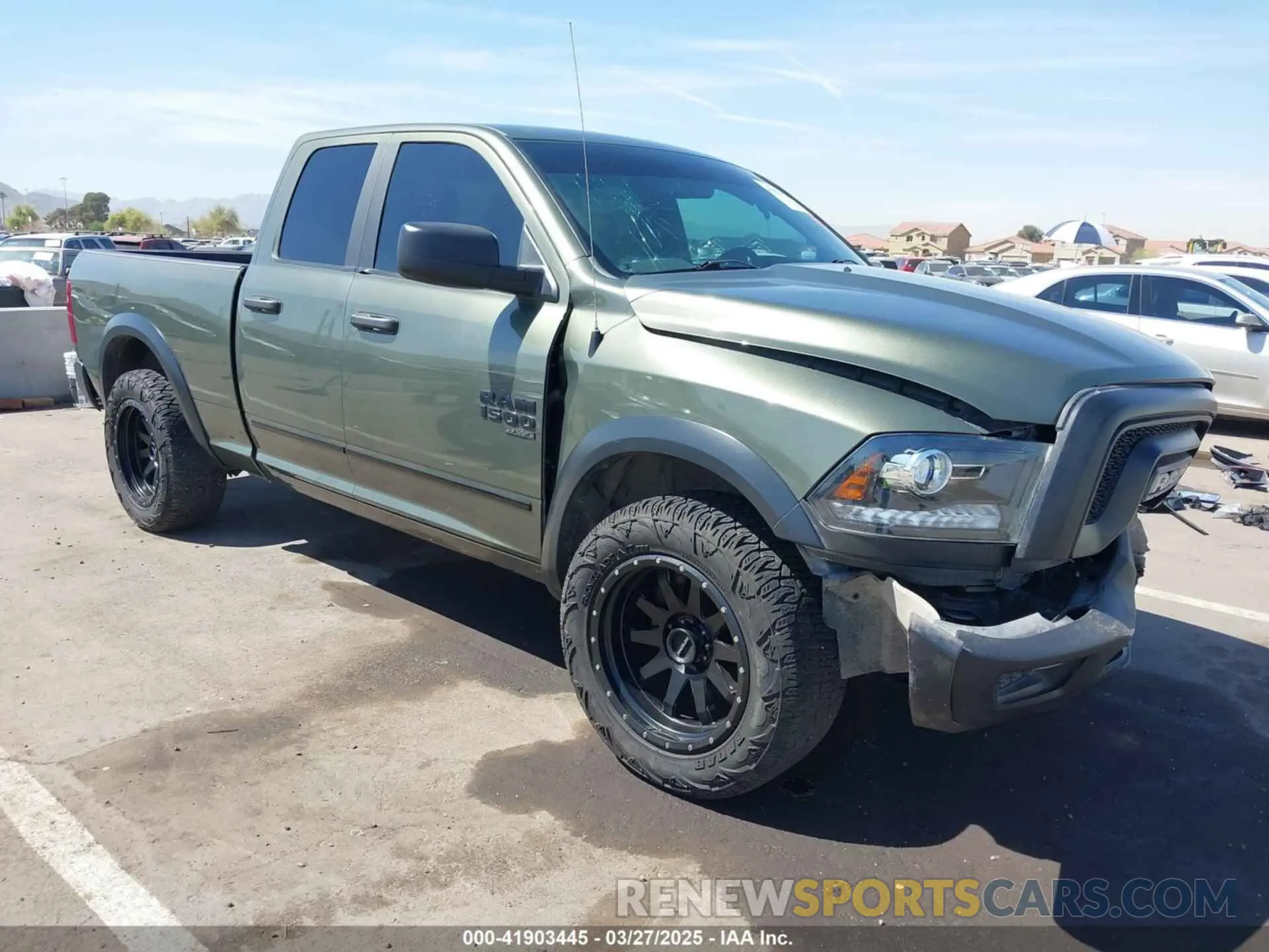1 Photograph of a damaged car 1C6RR6GG5MS586277 RAM 1500 CLASSIC 2021