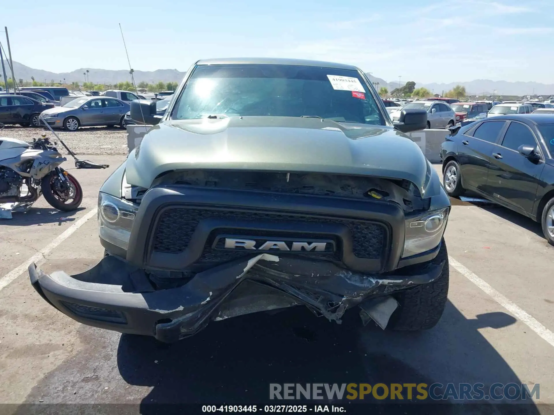 12 Photograph of a damaged car 1C6RR6GG5MS586277 RAM 1500 CLASSIC 2021