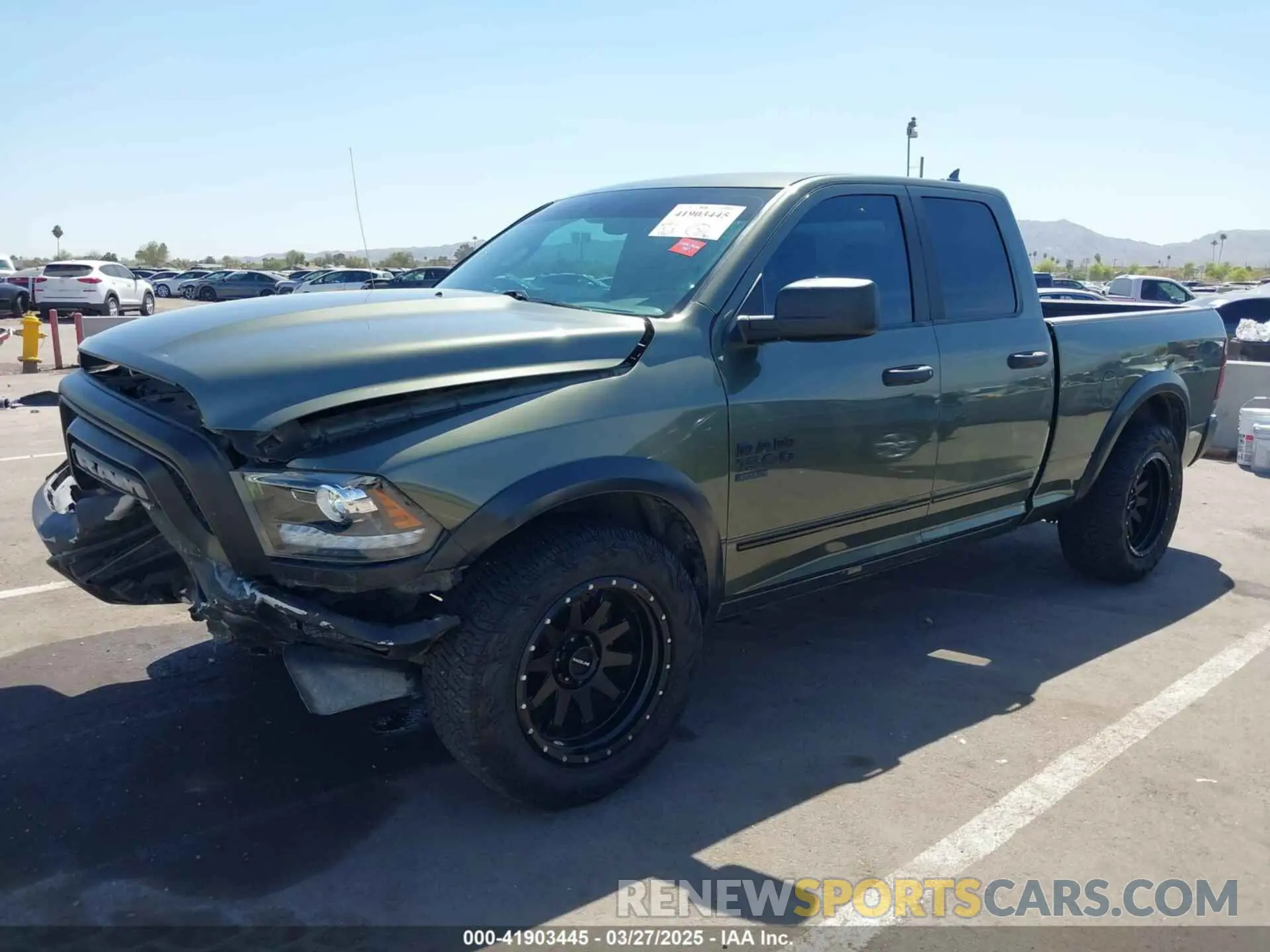2 Photograph of a damaged car 1C6RR6GG5MS586277 RAM 1500 CLASSIC 2021