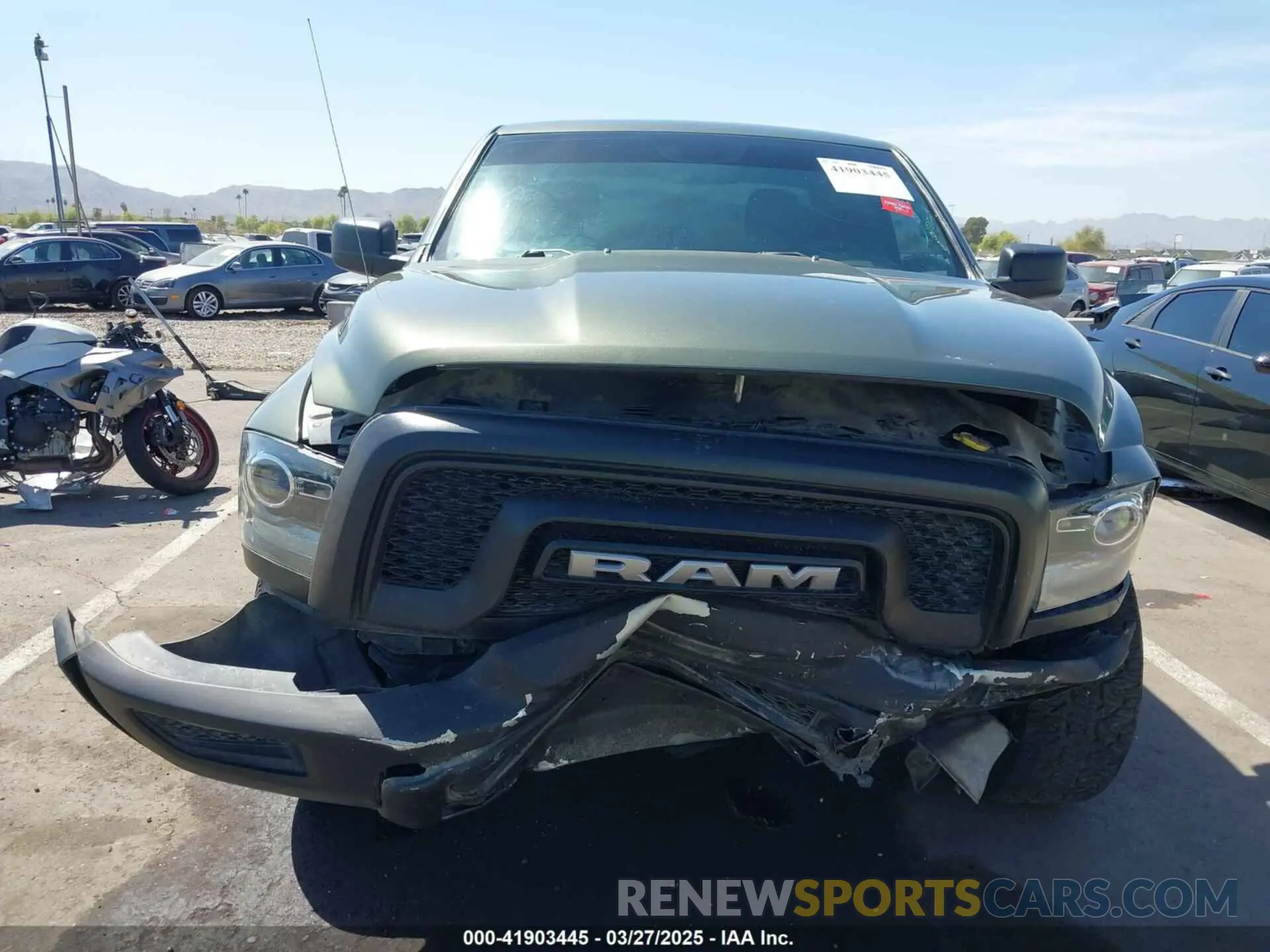 6 Photograph of a damaged car 1C6RR6GG5MS586277 RAM 1500 CLASSIC 2021