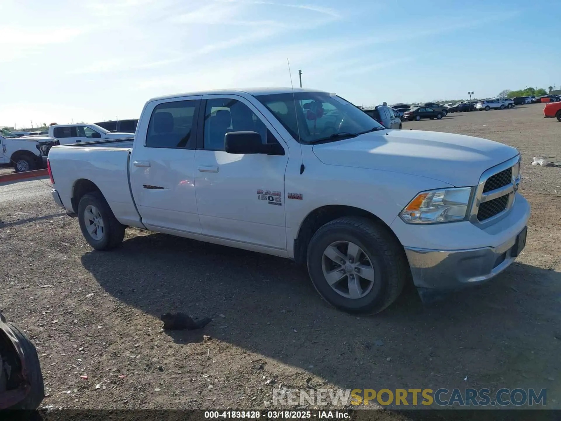 1 Photograph of a damaged car 1C6RR6TT7MS517593 RAM 1500 CLASSIC 2021