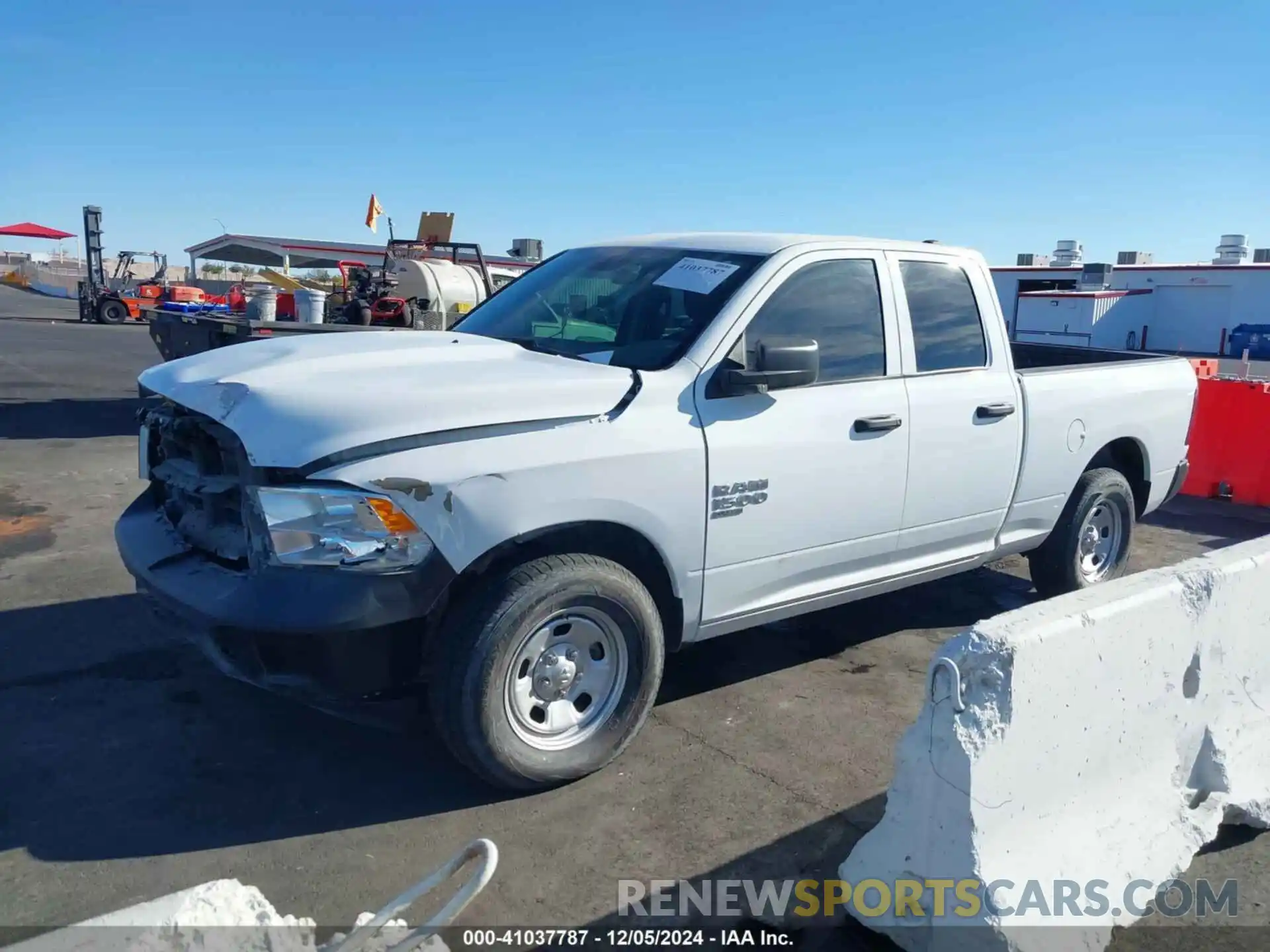 2 Photograph of a damaged car 1C6RR7FG8MS577712 RAM 1500 CLASSIC 2021