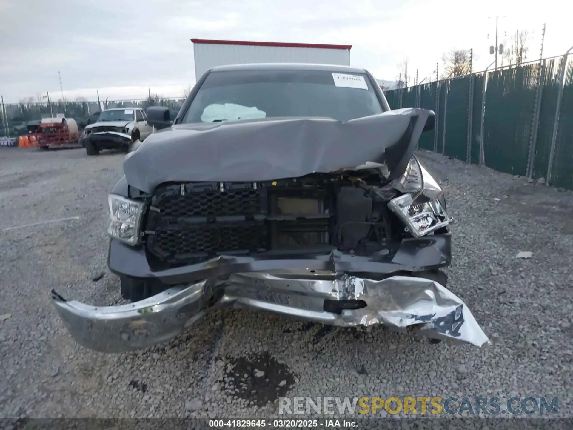 12 Photograph of a damaged car 1C6RR7FGXMS515681 RAM 1500 CLASSIC 2021