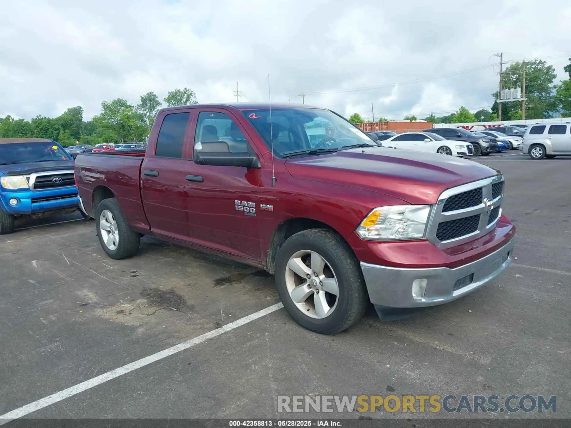 1 Photograph of a damaged car 1C6RR7FT6MS579178 RAM 1500 CLASSIC 2021