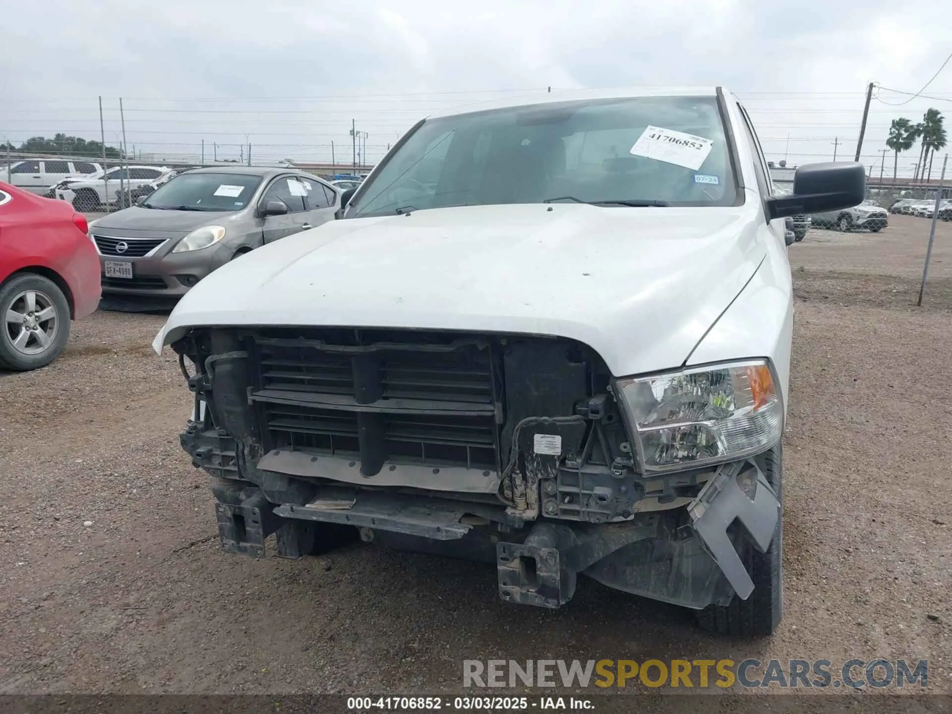 13 Photograph of a damaged car 1C6RR7FT8MS555979 RAM 1500 CLASSIC 2021