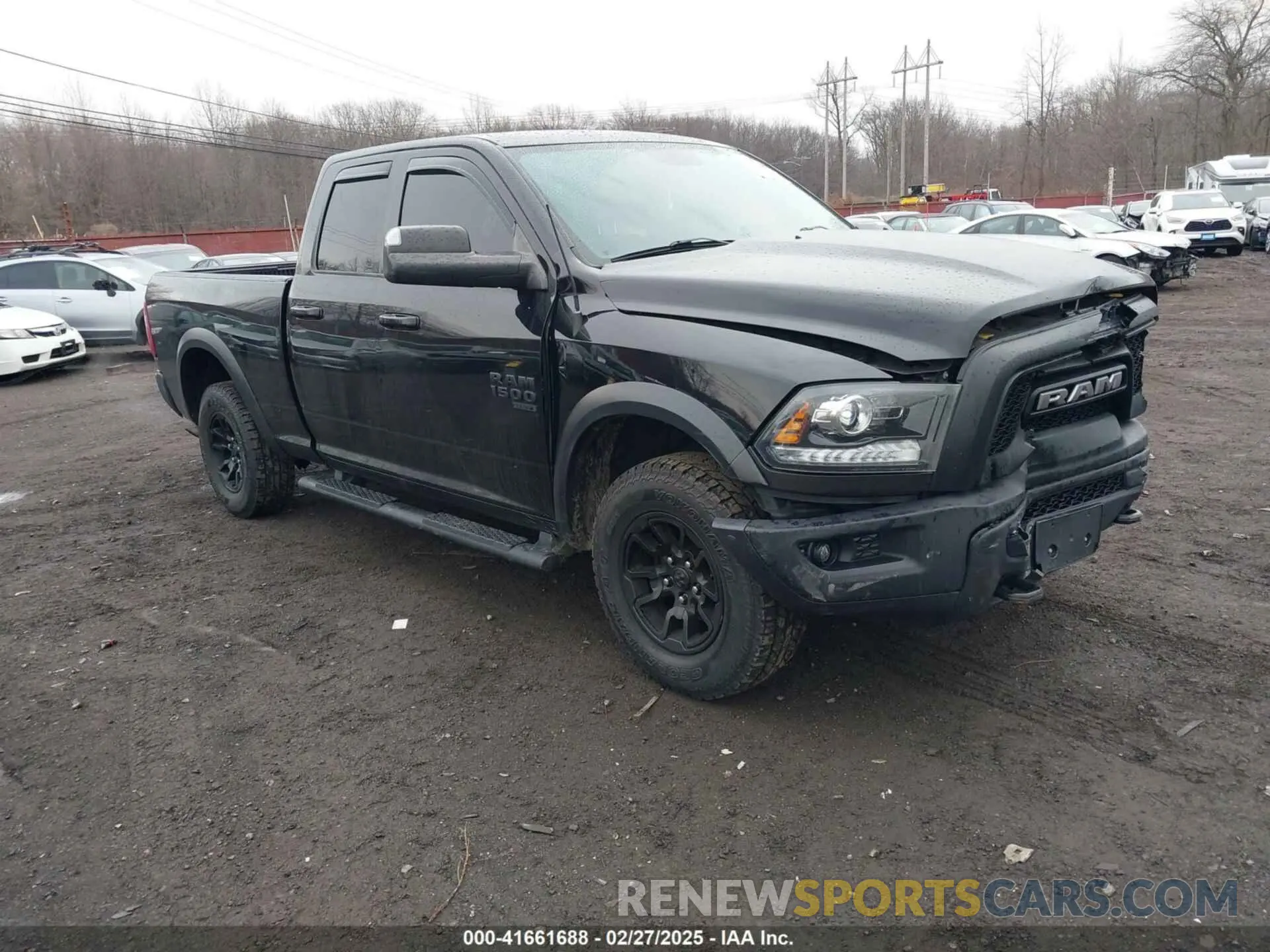 1 Photograph of a damaged car 1C6RR7GG0MS555492 RAM 1500 CLASSIC 2021