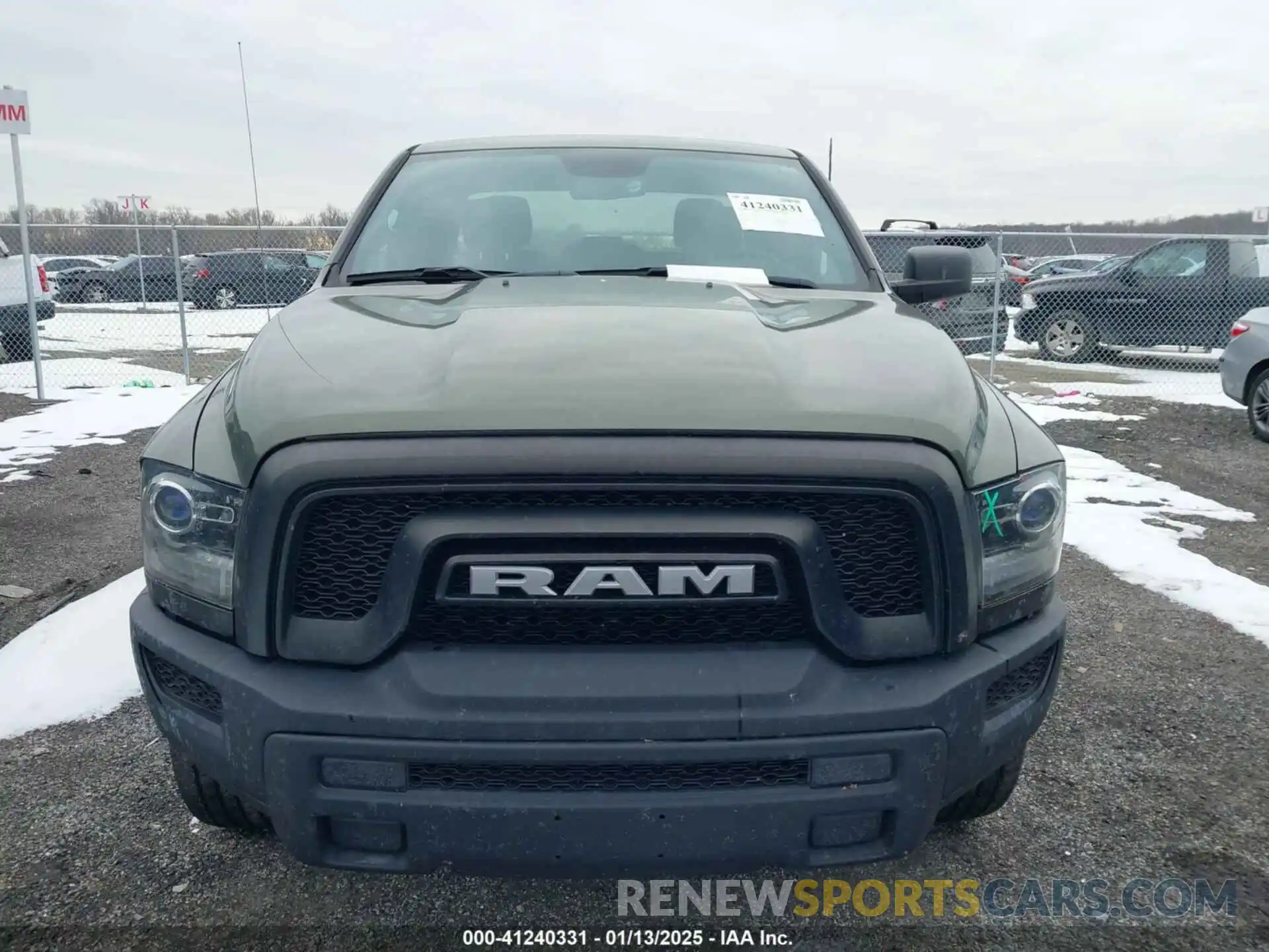 12 Photograph of a damaged car 1C6RR7GG1MS531086 RAM 1500 CLASSIC 2021