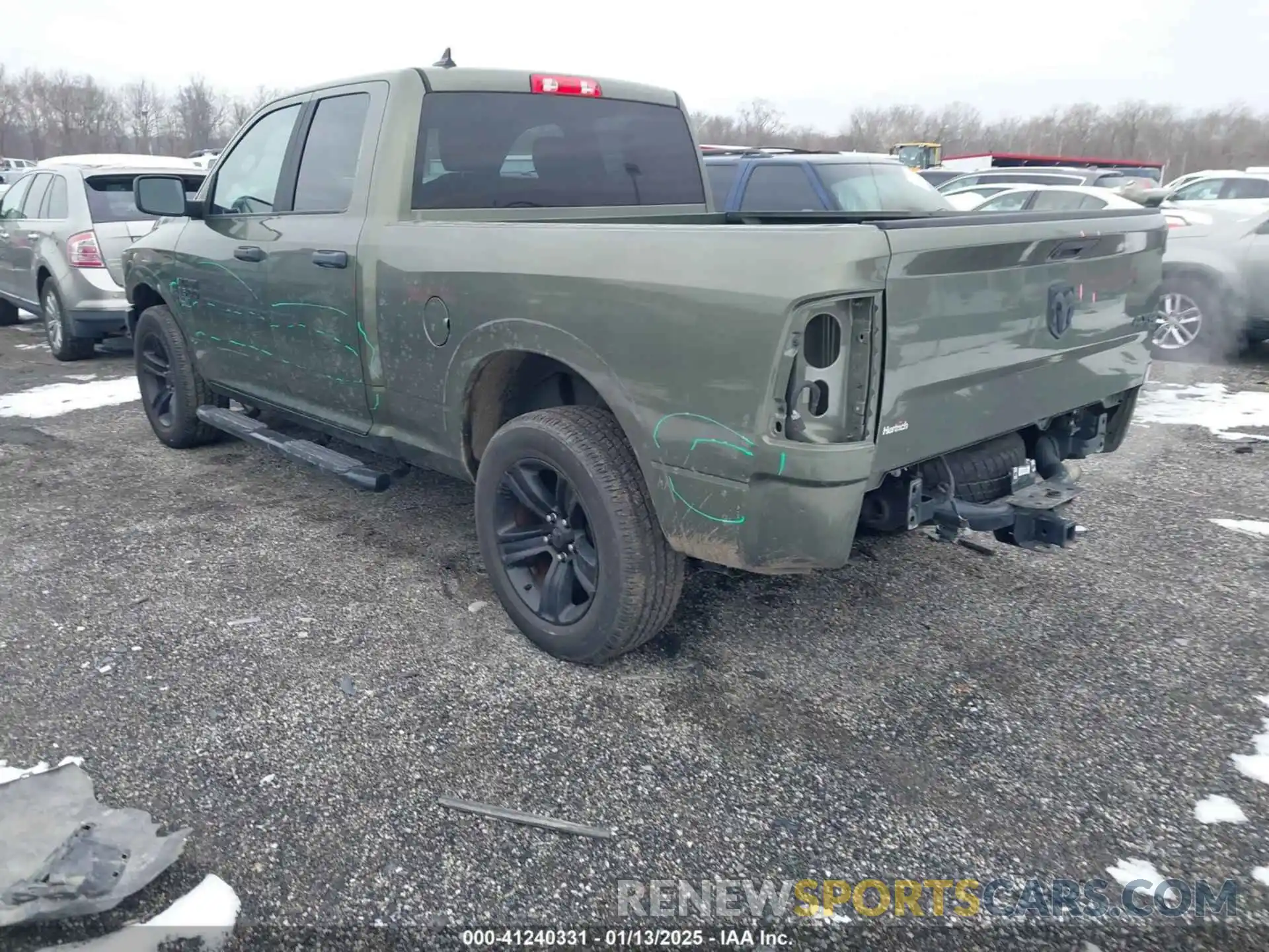 3 Photograph of a damaged car 1C6RR7GG1MS531086 RAM 1500 CLASSIC 2021