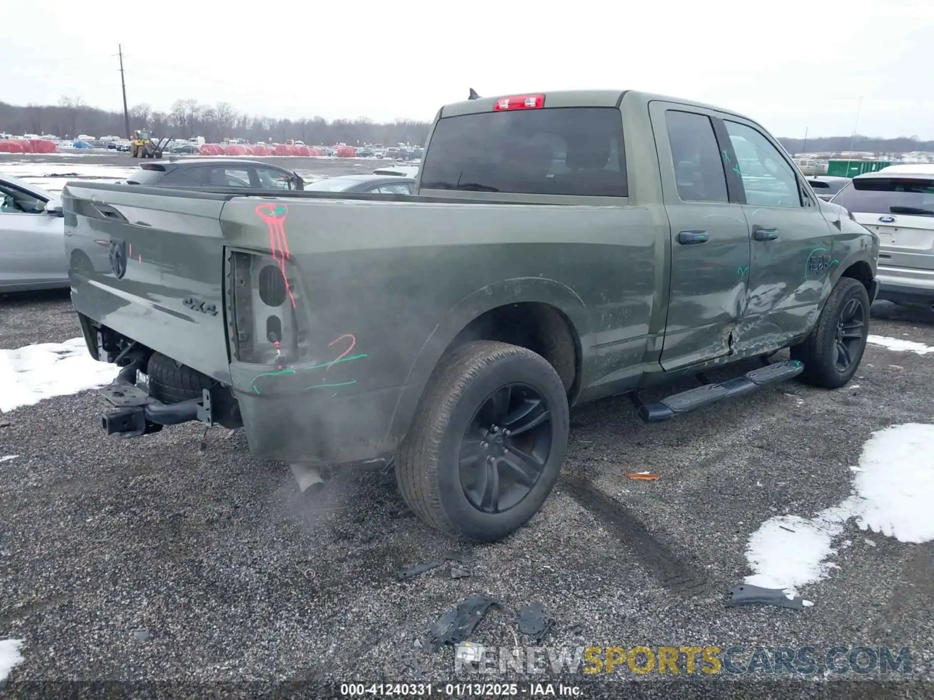 4 Photograph of a damaged car 1C6RR7GG1MS531086 RAM 1500 CLASSIC 2021