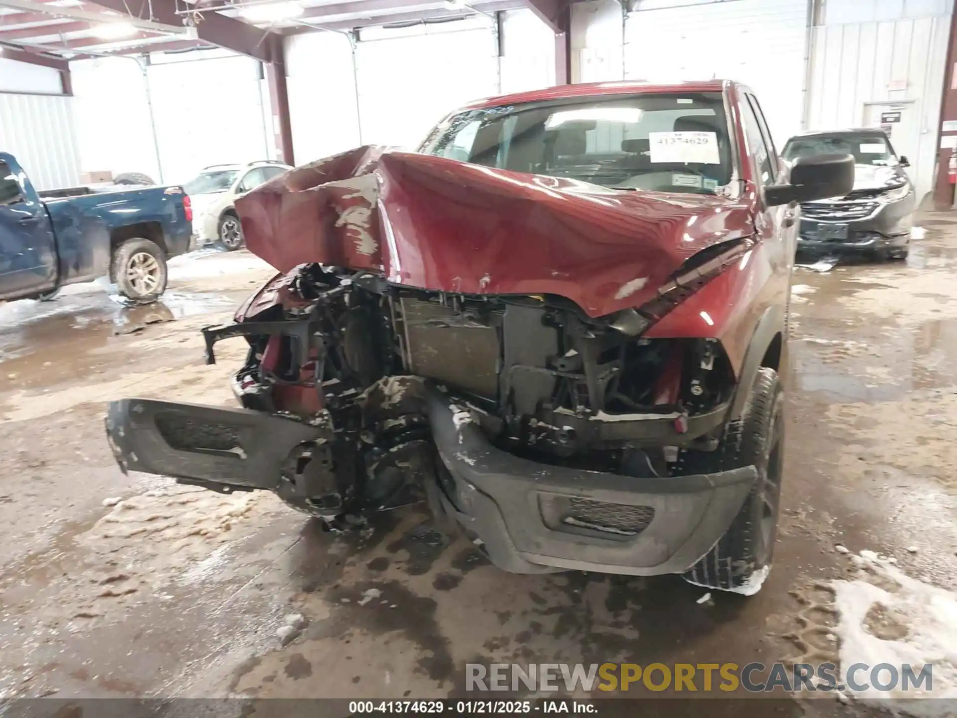 12 Photograph of a damaged car 1C6RR7GG1MS576853 RAM 1500 CLASSIC 2021