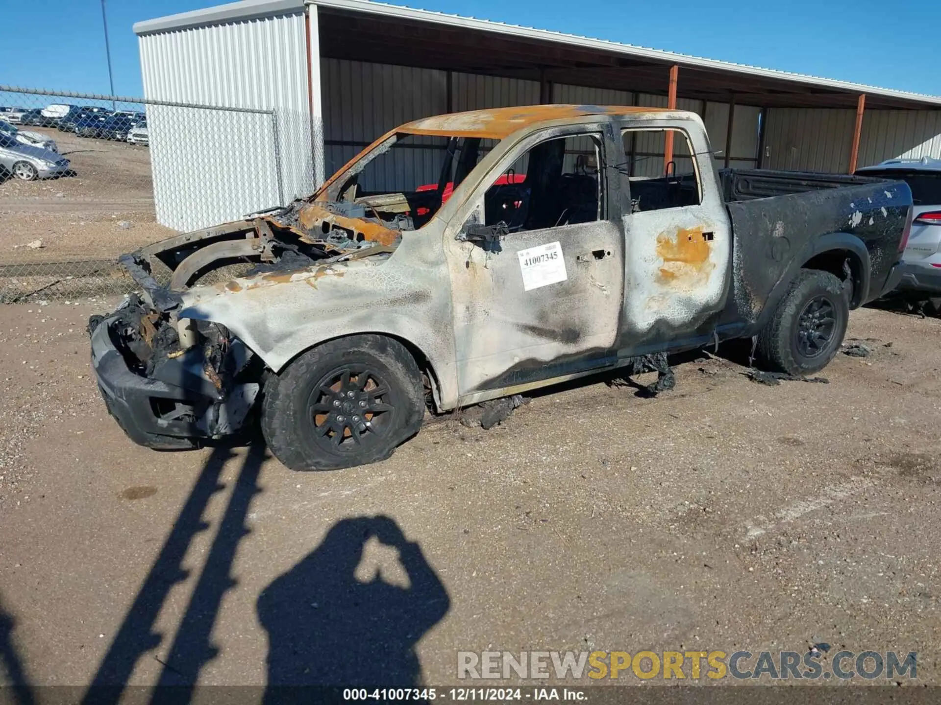 2 Photograph of a damaged car 1C6RR7GG4MS579116 RAM 1500 CLASSIC 2021