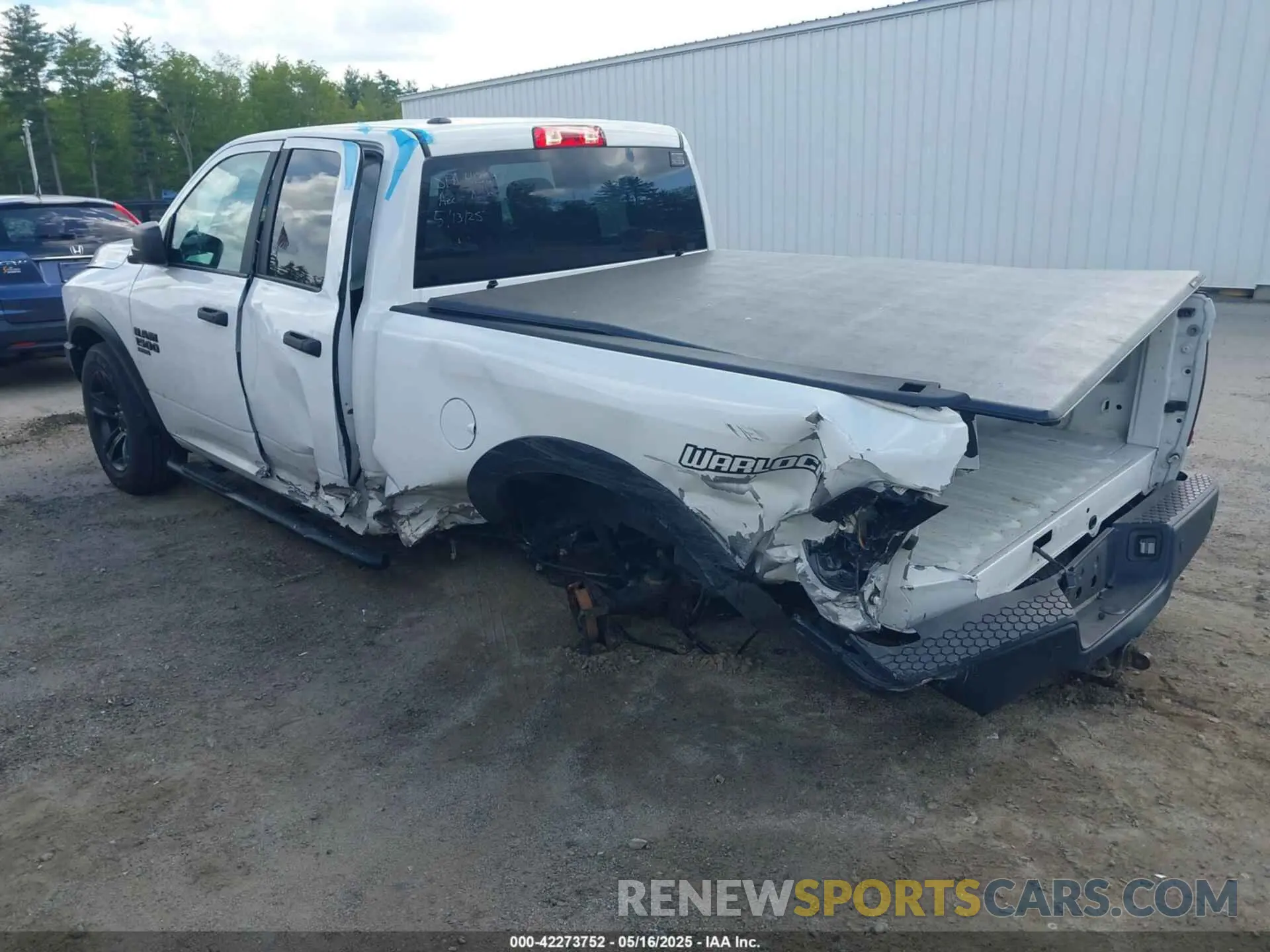 3 Photograph of a damaged car 1C6RR7GG6MS554802 RAM 1500 CLASSIC 2021