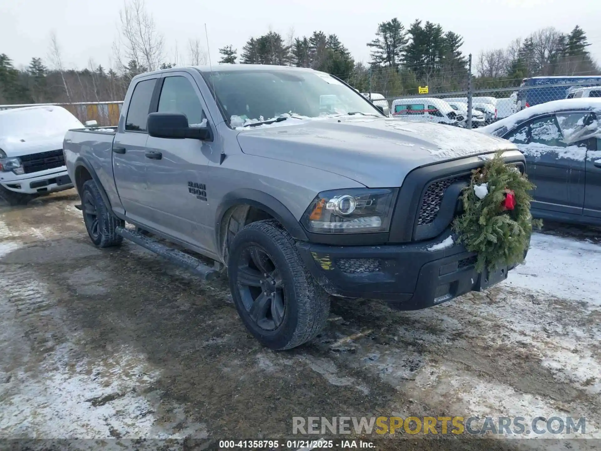 1 Photograph of a damaged car 1C6RR7GG6MS582308 RAM 1500 CLASSIC 2021